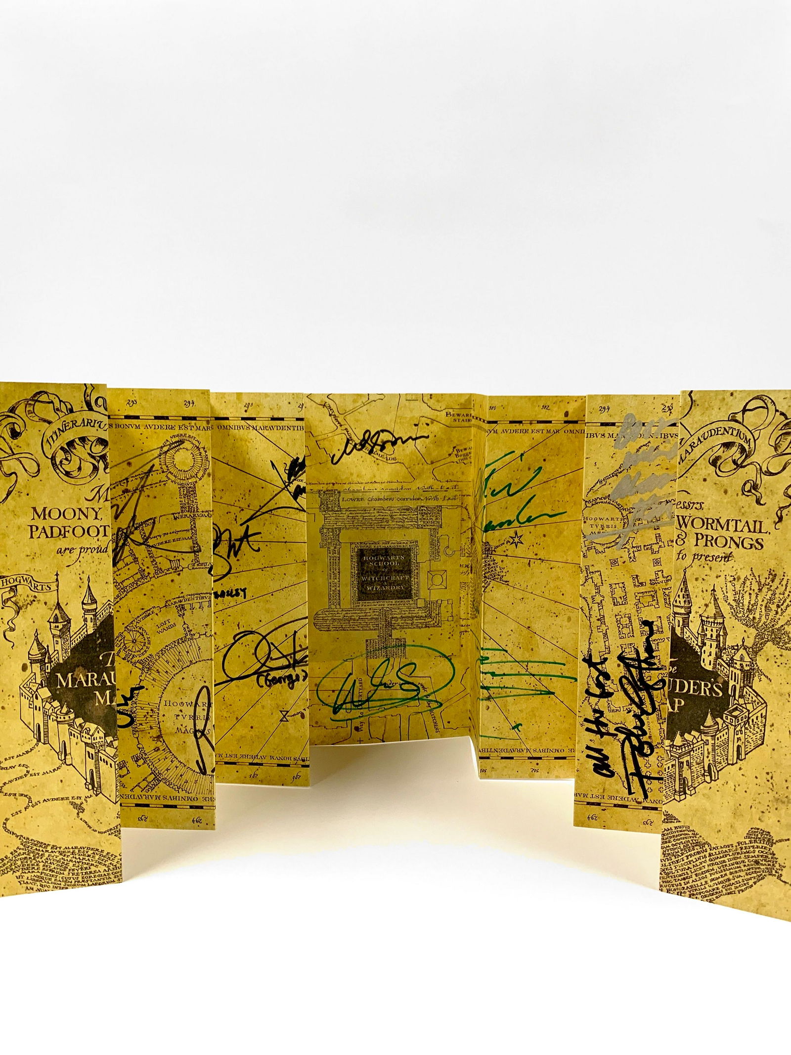 Signed Harry Potter Daniel Radcliffe Map (1 of 6)