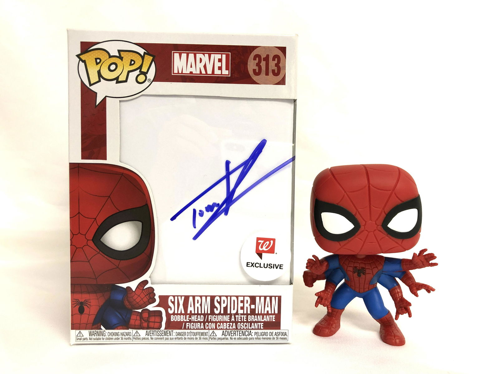 Signed Spiderman Tom Holland Funko Pop (1 of 1)