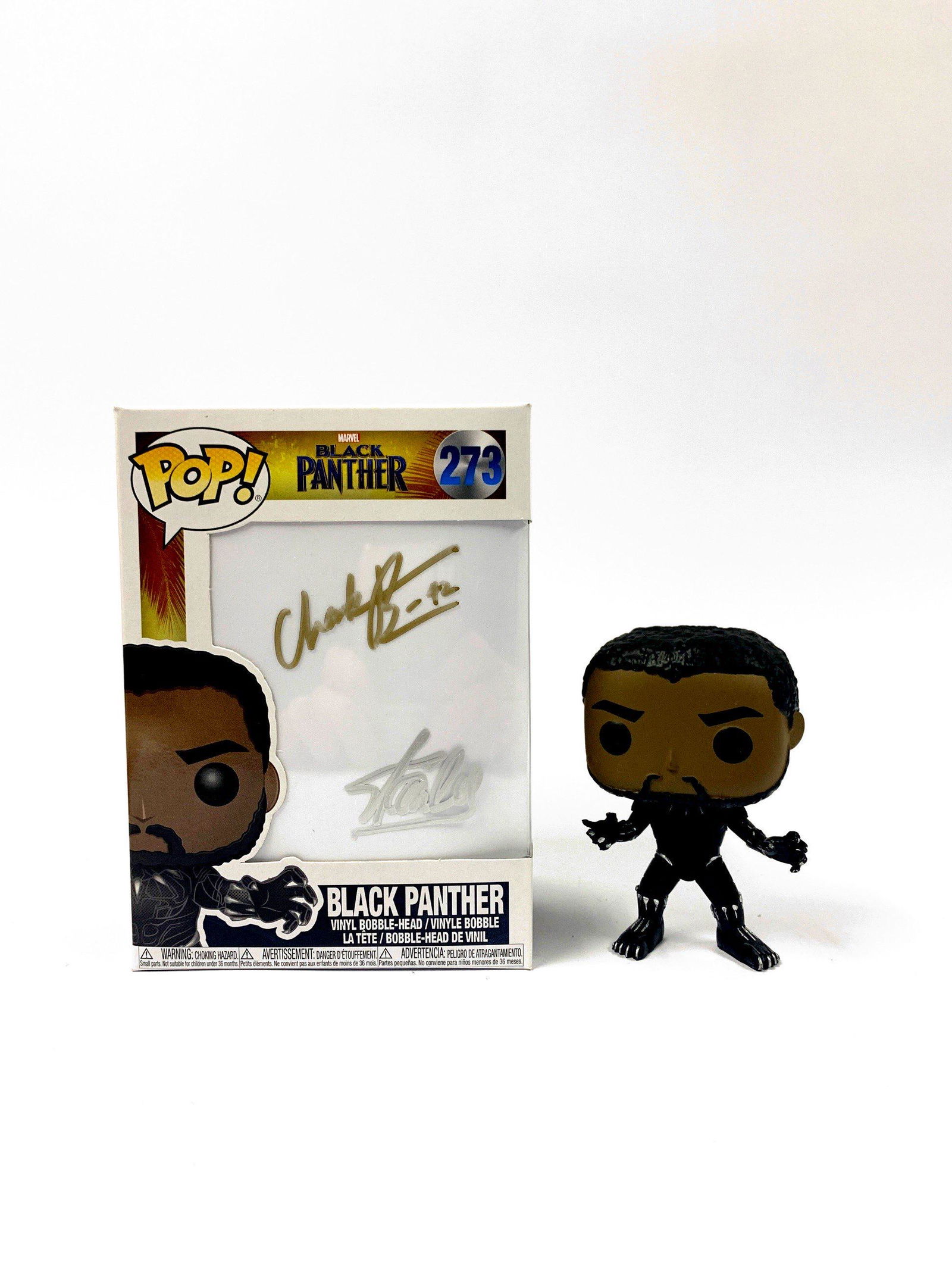 Signed Black Panther Chadwick Boseman Funko Pop (1 of 1)