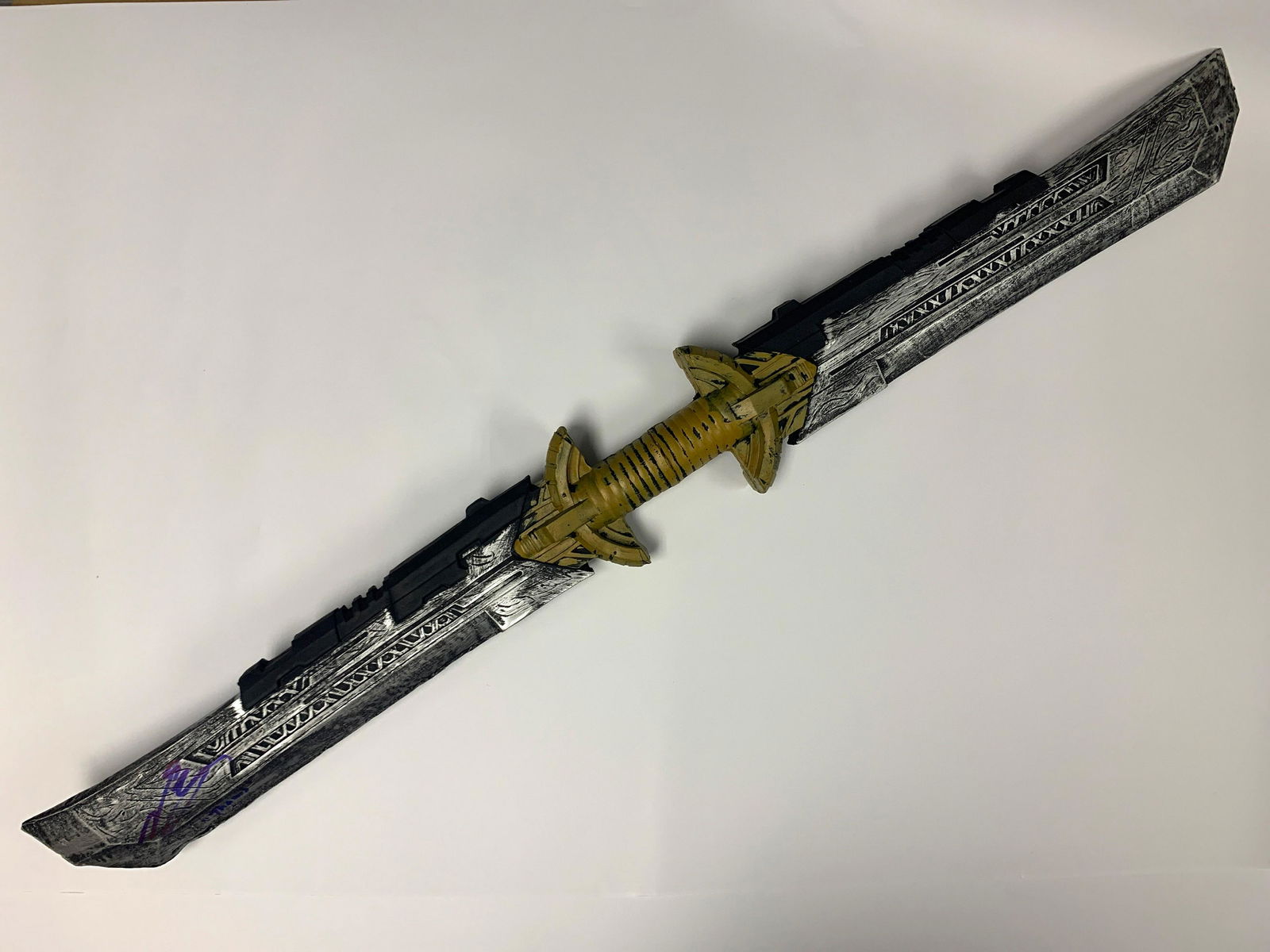 Signed Thanos Endgame Double Edge Blade (1 of 2)