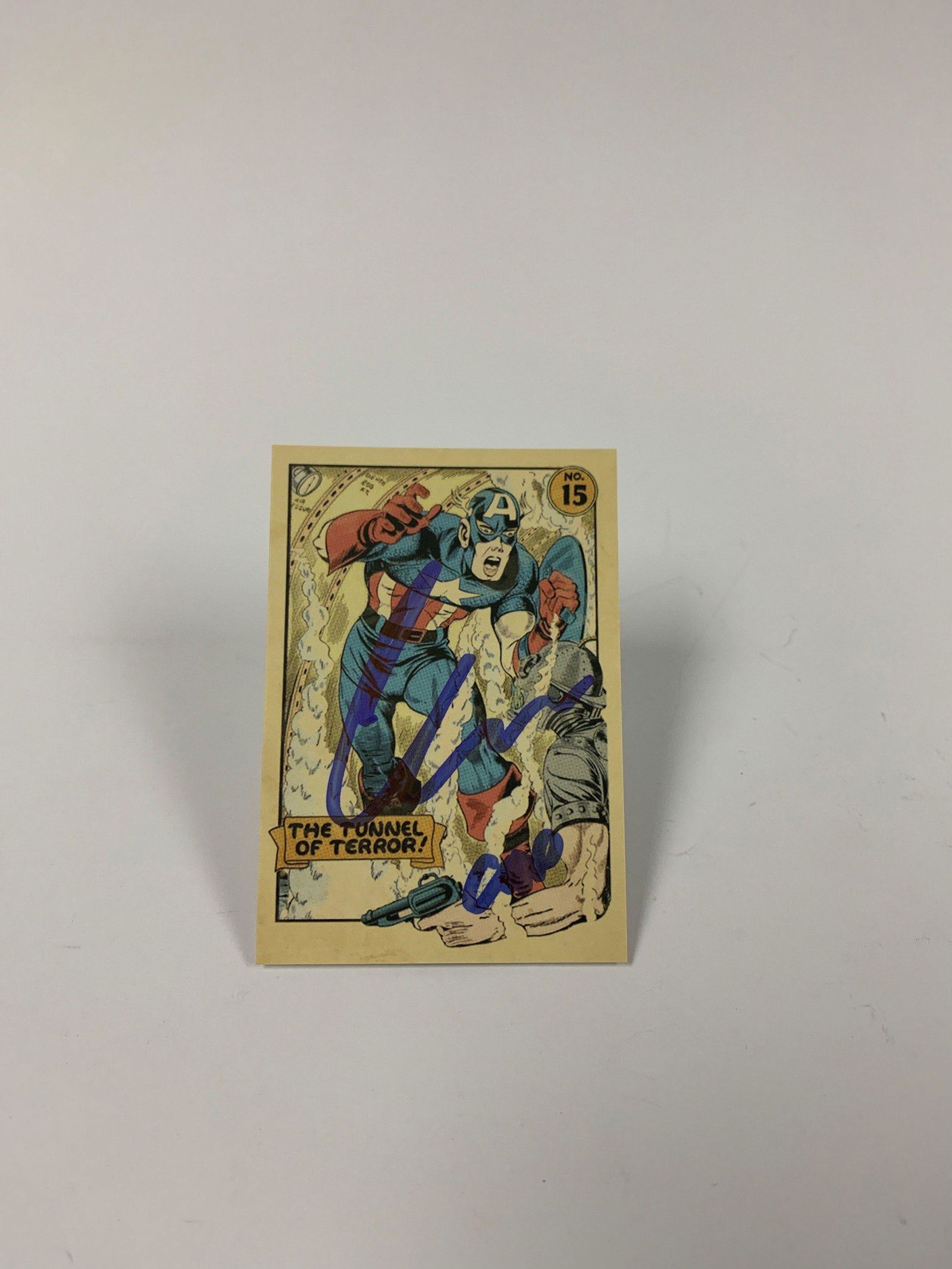 Signed Avnegers SHIELD Card Chris Evans (1 of 1)