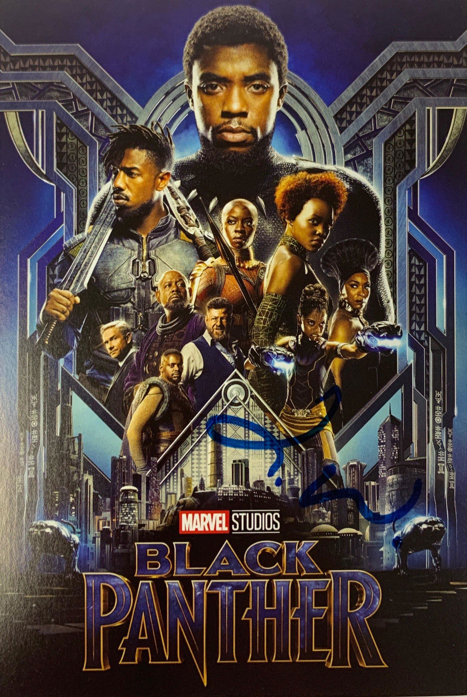 Signed Black Panther Postcard (1 of 2)