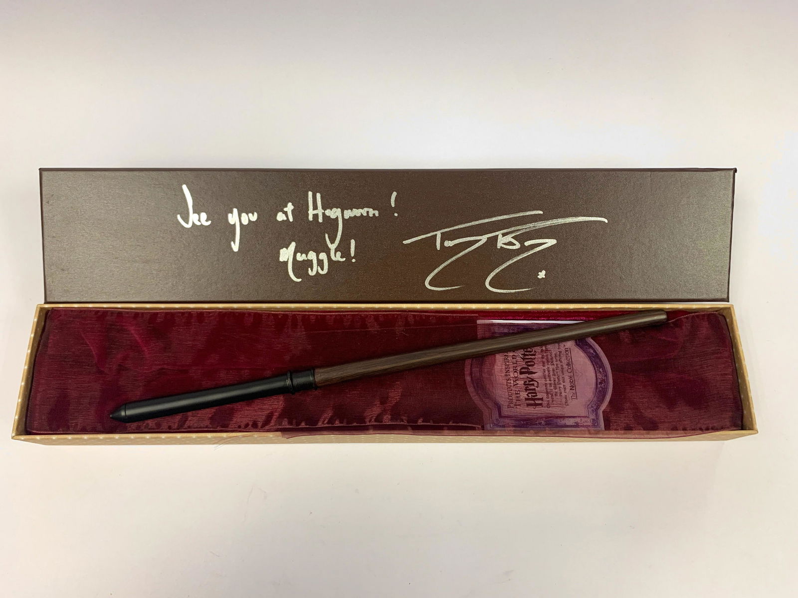 Signed Harry Potter Tom Felton Wand (1 of 1)
