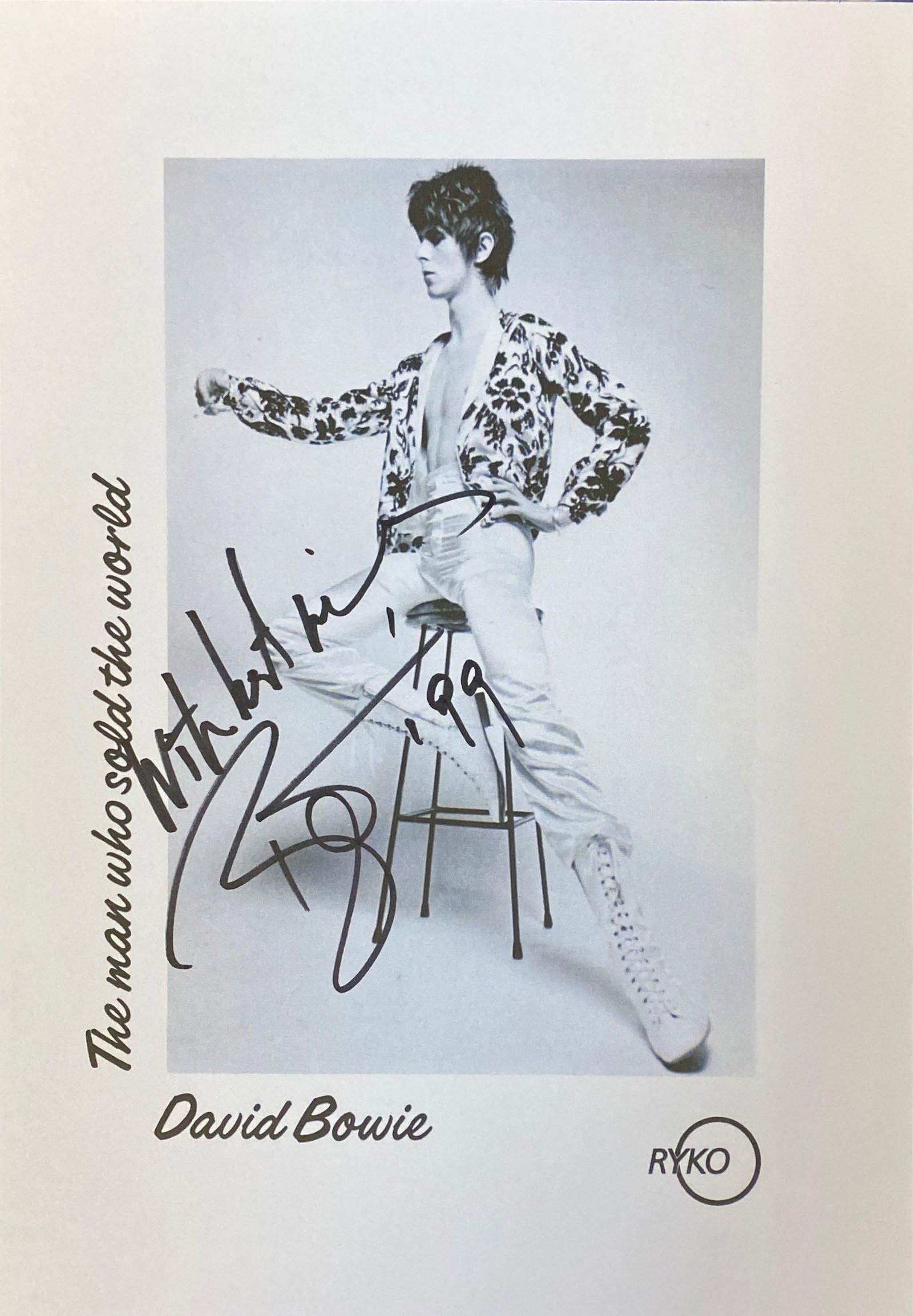 Signed David Bowie Media Press Photo (1 of 1)