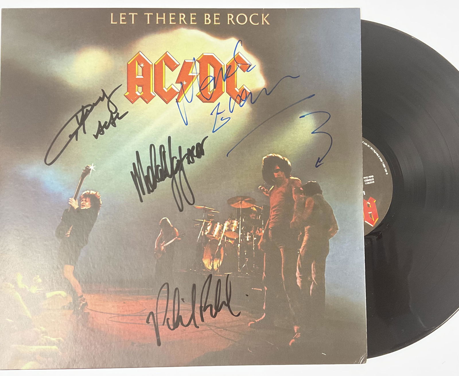 Autograph Signed ACDC Let There Be Rock Vinyl (1 of 1)