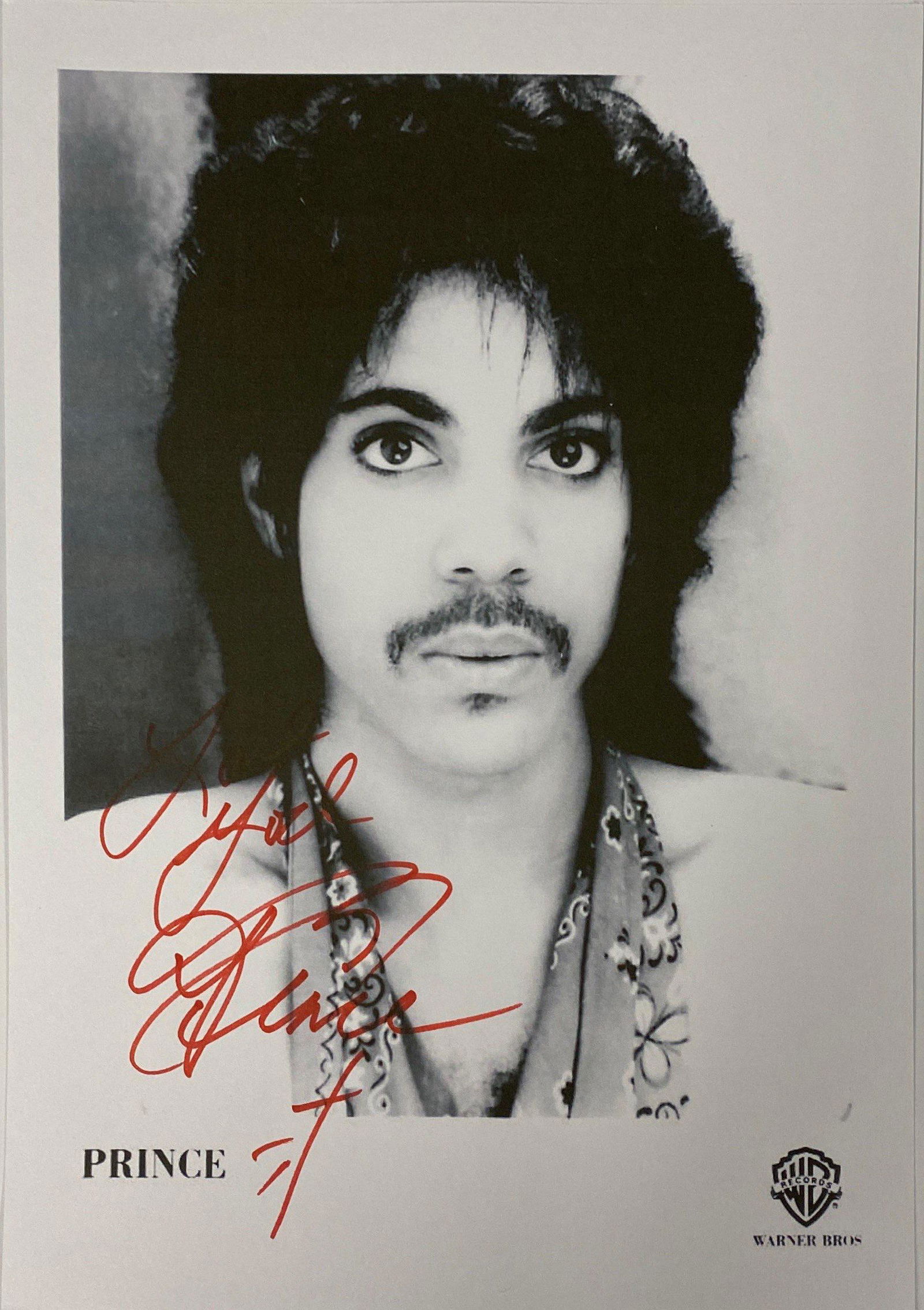 Signed Prince Media Press Photo (1 of 1)