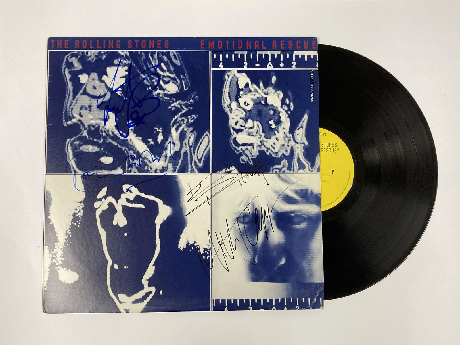 Autograph Signed Rolling stones Emotional Rescue Vinyl (1 of 1)
