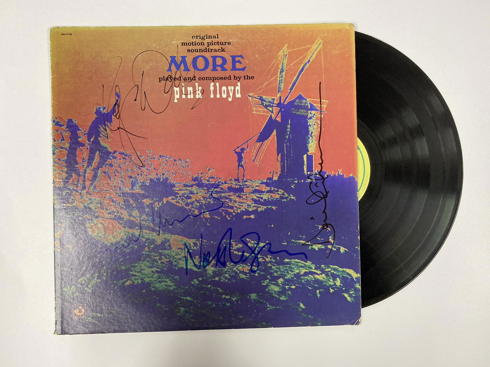 Autograph Signed Pink Floyd More Vinyl (1 of 1)