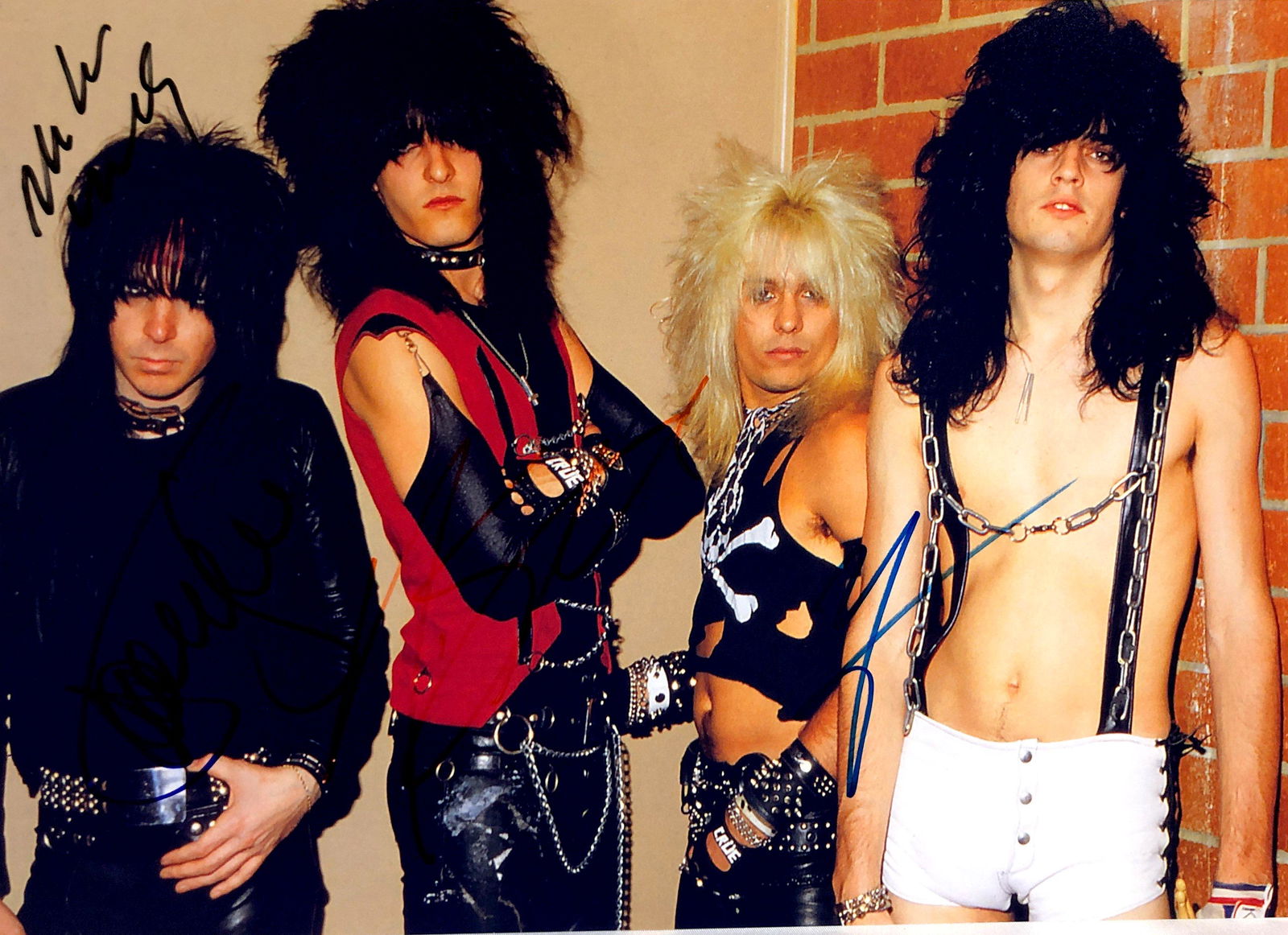 Autograph Signed Motley Crue Photo (1 of 1)