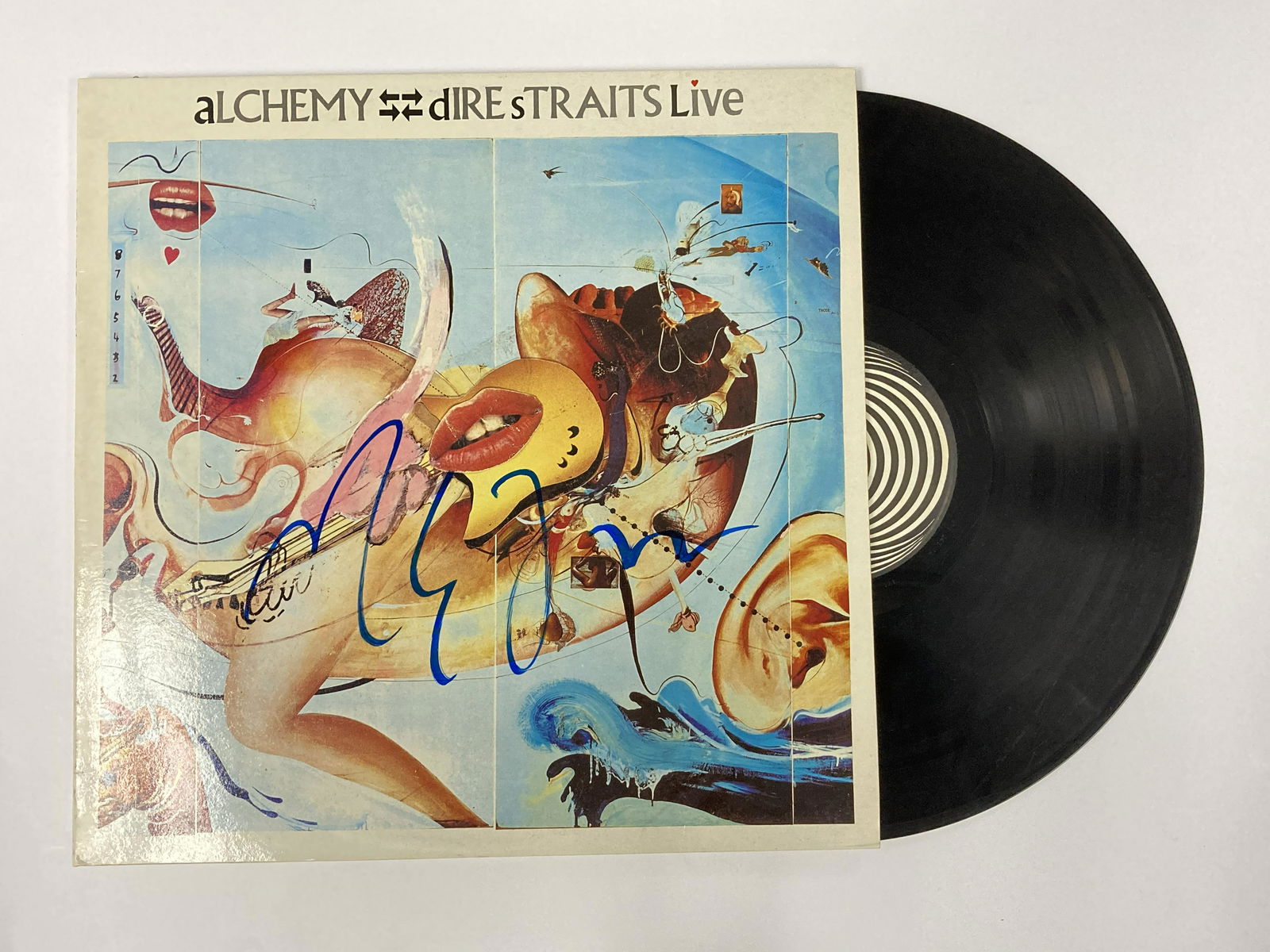 Autograph Signed Dire Straits Alchemy Vinyl (1 of 1)