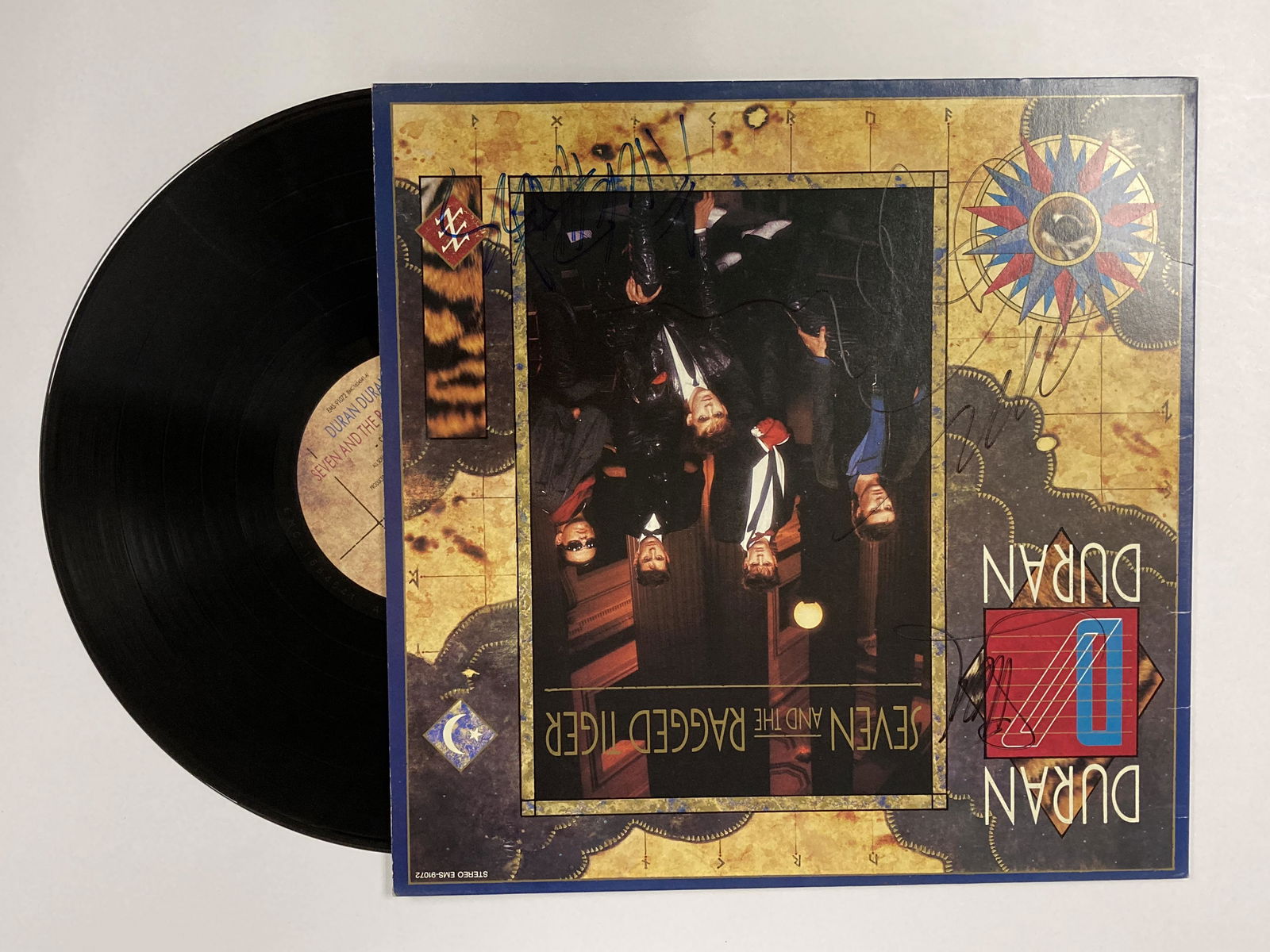 Autograph Signed Duran Duran Ragged Tiger Vinyl (1 of 1)