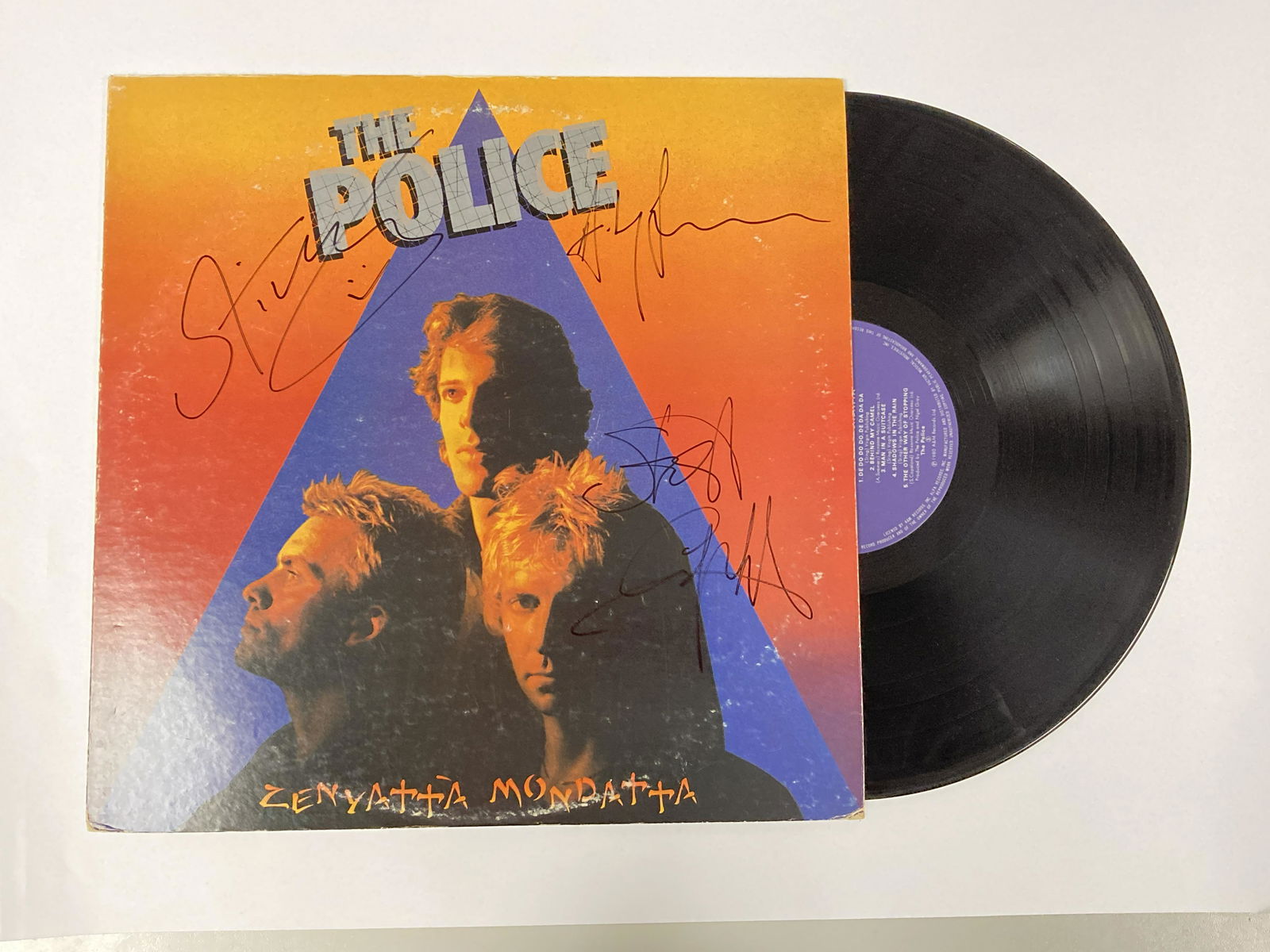 Autograph Signed Police zenyatta mondatta Vinyl (1 of 1)