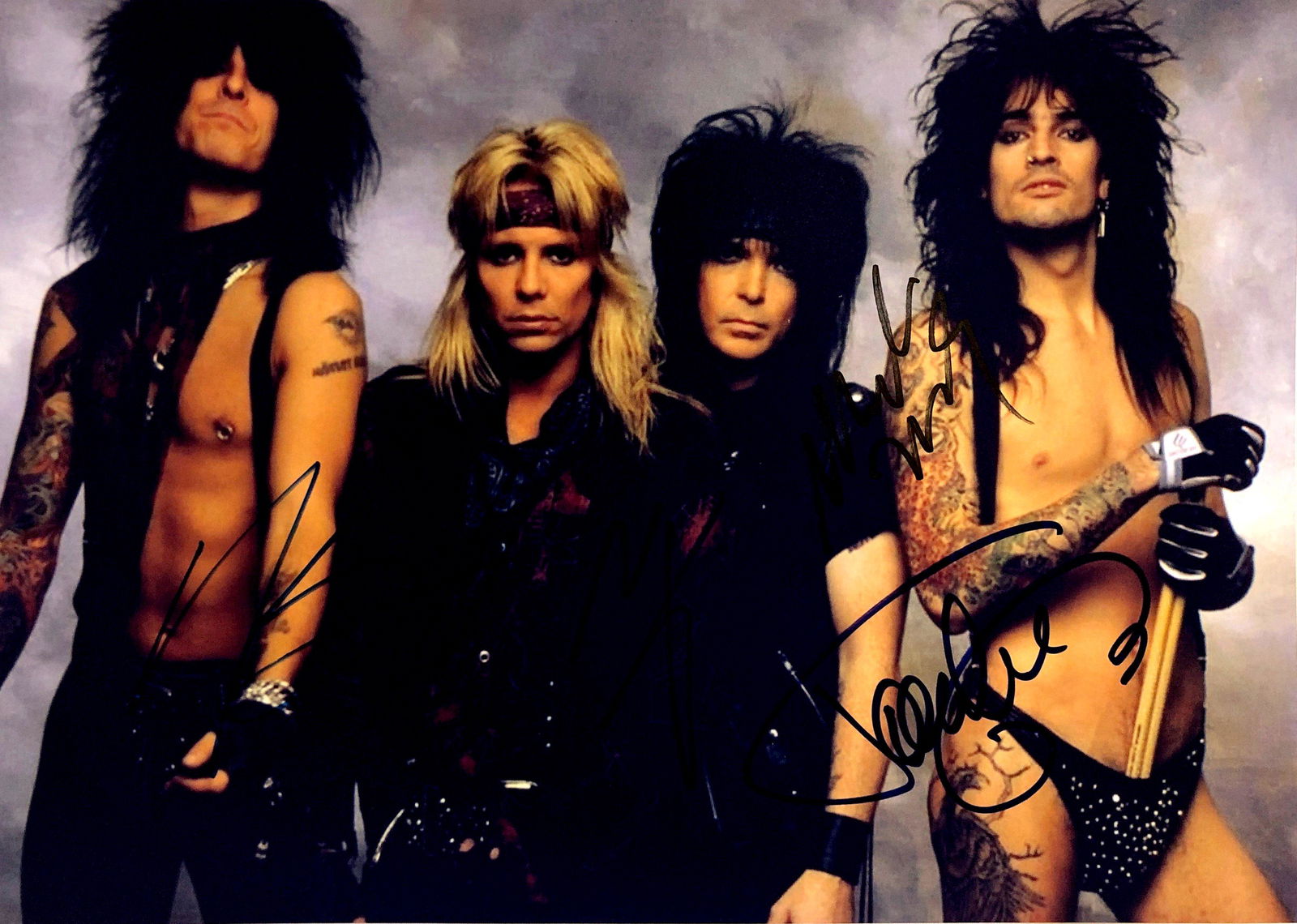 Autograph Signed Motley Crue Photo (1 of 1)