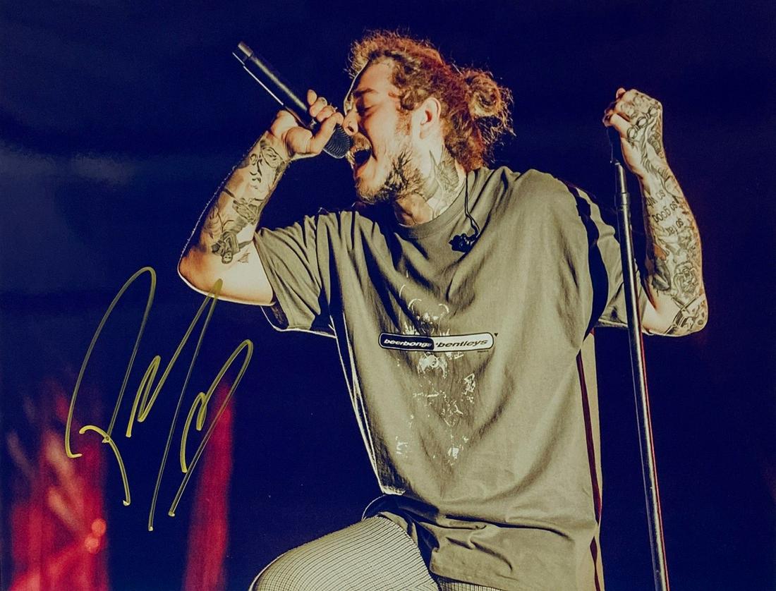 Autograph Signed Post Malone Photo (1 of 1)