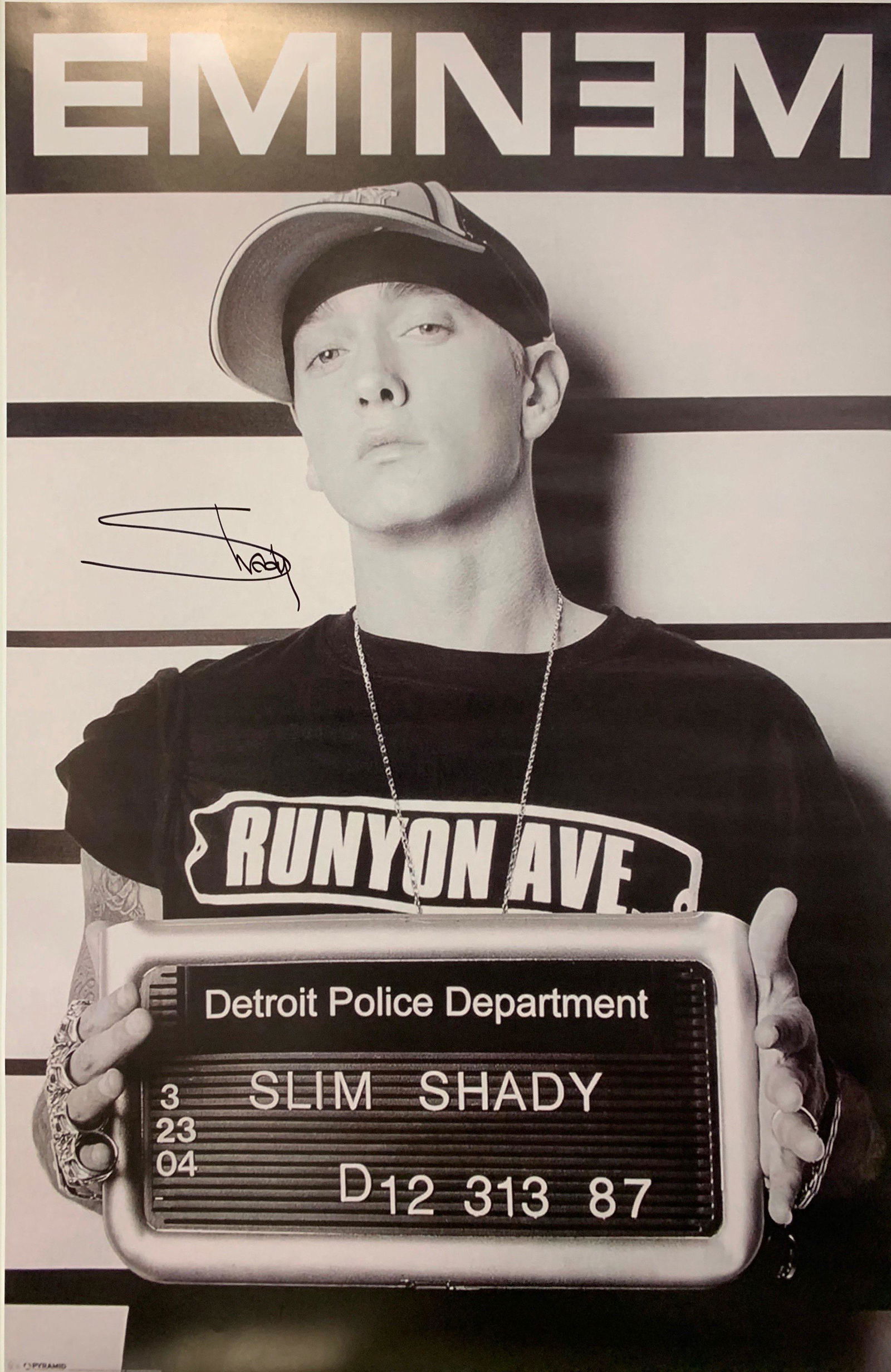 Autograph Signed Eminem Poster (1 of 1)