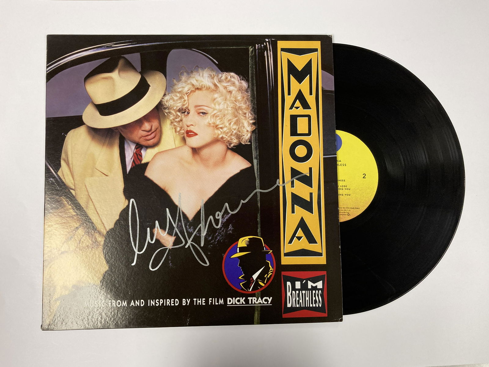 Autograph Signed Madonna Im Breathless Vinyl (1 of 1)