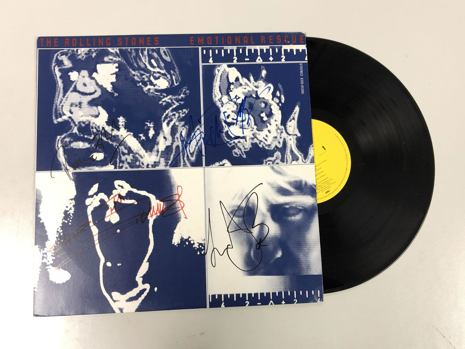 Autograph Signed Rolling Stones Emotional Rescue Vinyl (1 of 1)