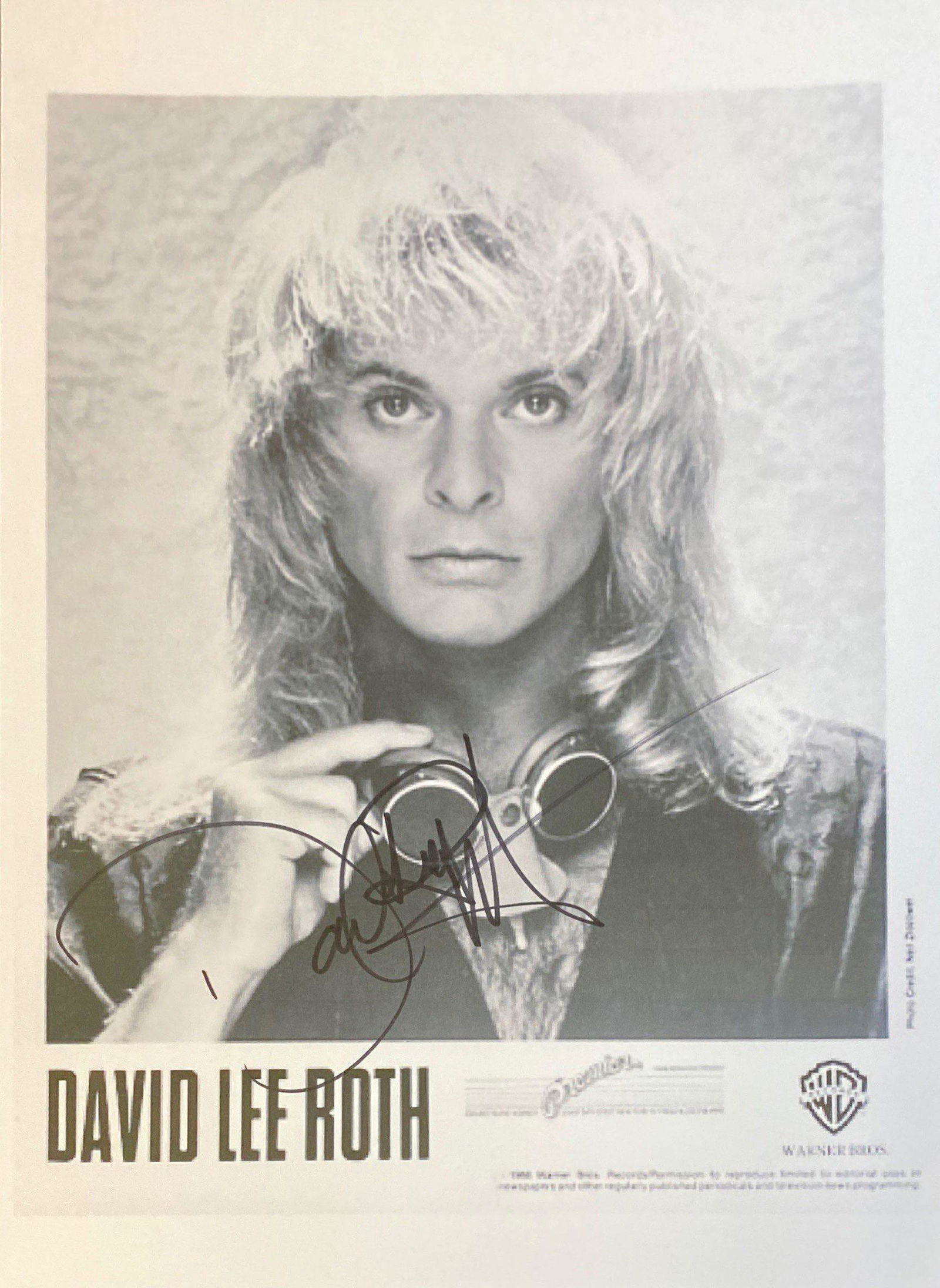 Signed Van Halen Media Press Photo (1 of 1)