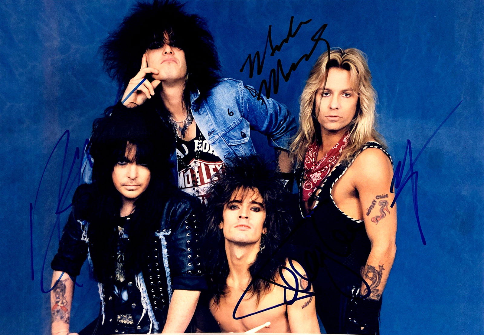 Autograph Signed Motley Crue Photo (1 of 1)