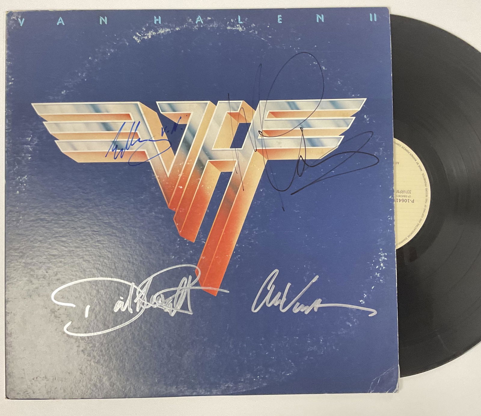 Autograph Signed Van Halen Vinyl (1 of 1)