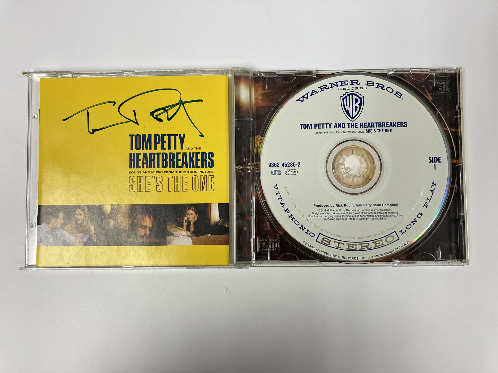 Autograph Signed Tom Petty Shes The One CD (1 of 1)