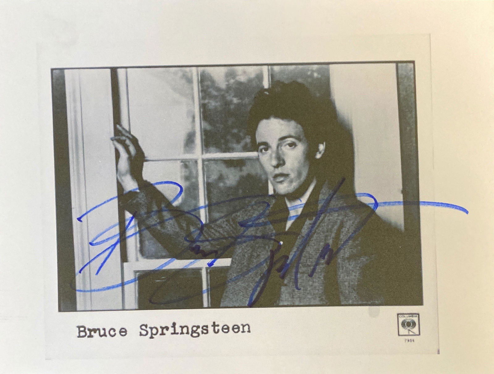 Signed Bruce Springsteen Media Press Photo (1 of 1)
