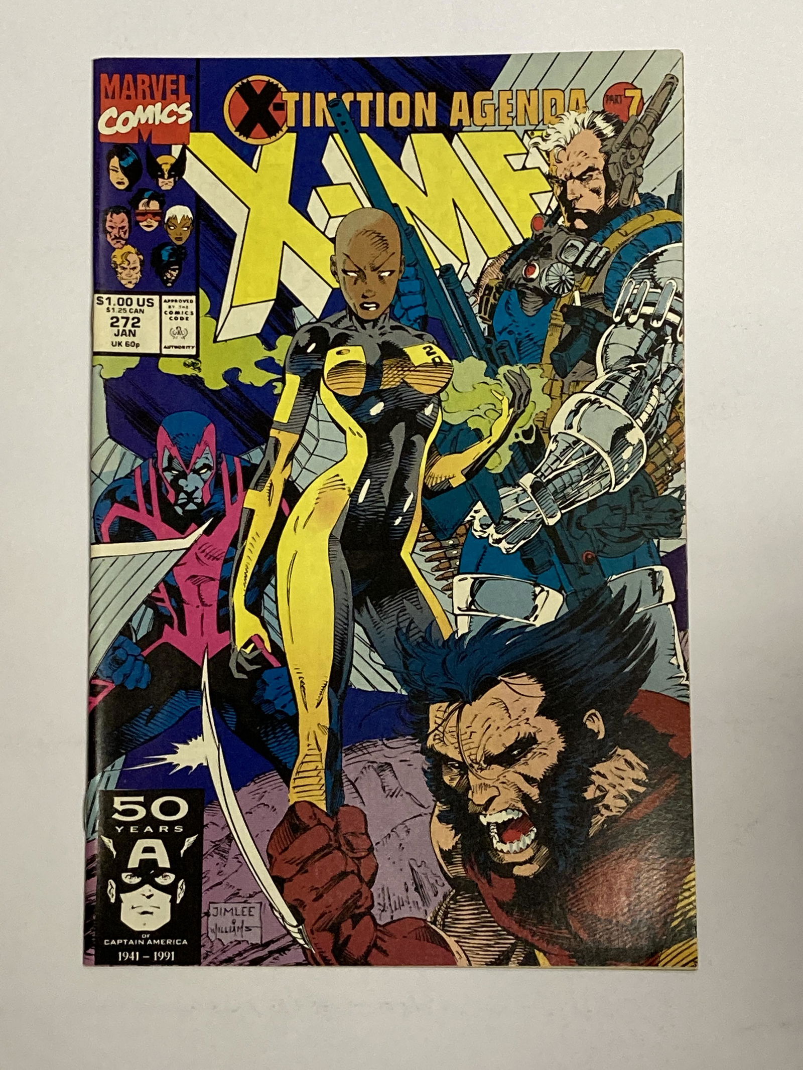Xmen #272 X MARVEL Vintage Comic Book (1 of 1)