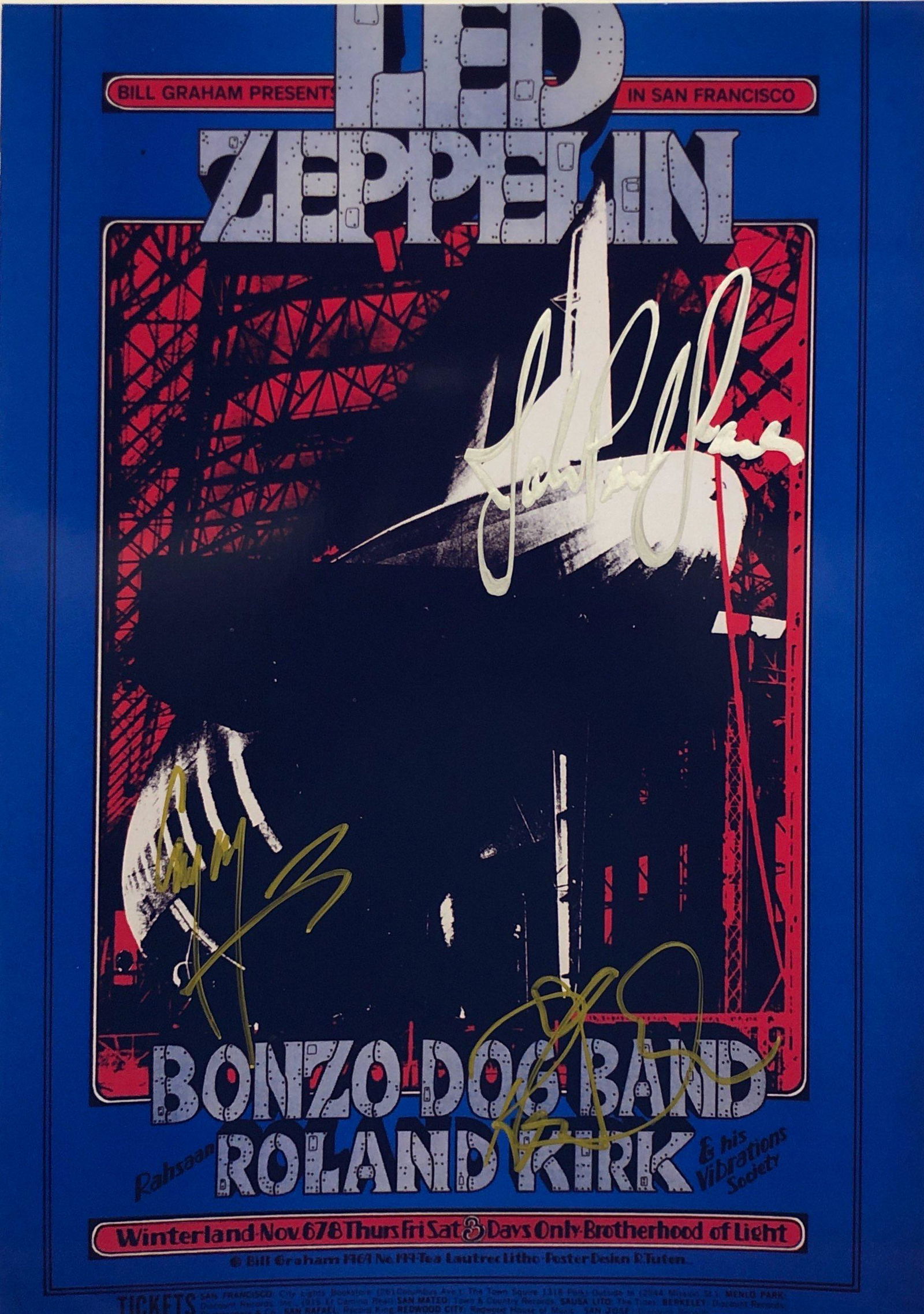 Led Zeppelin Photo Autographed Signed (1 of 1)