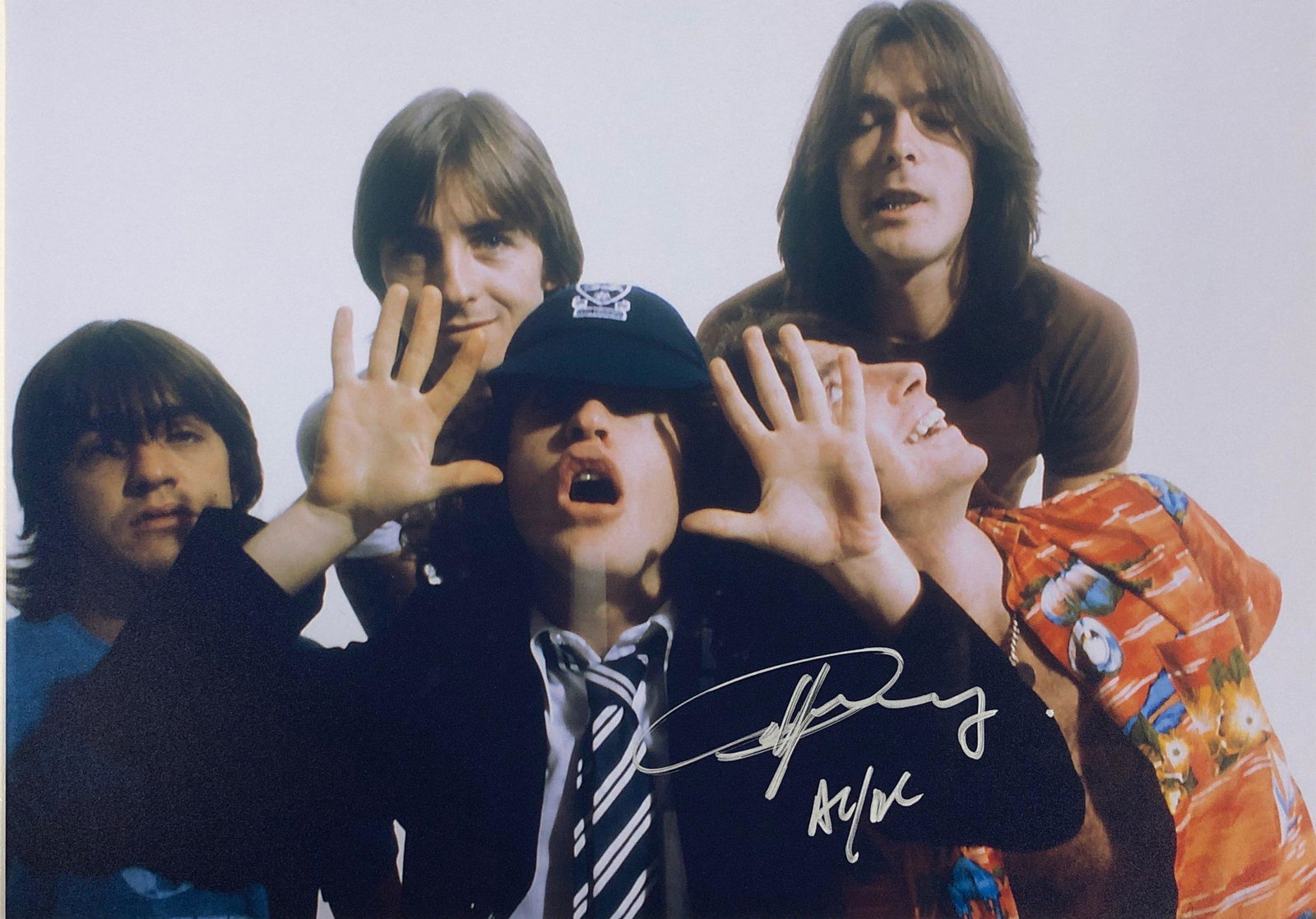 ACDC Angus Young Photo Autograph (1 of 1)