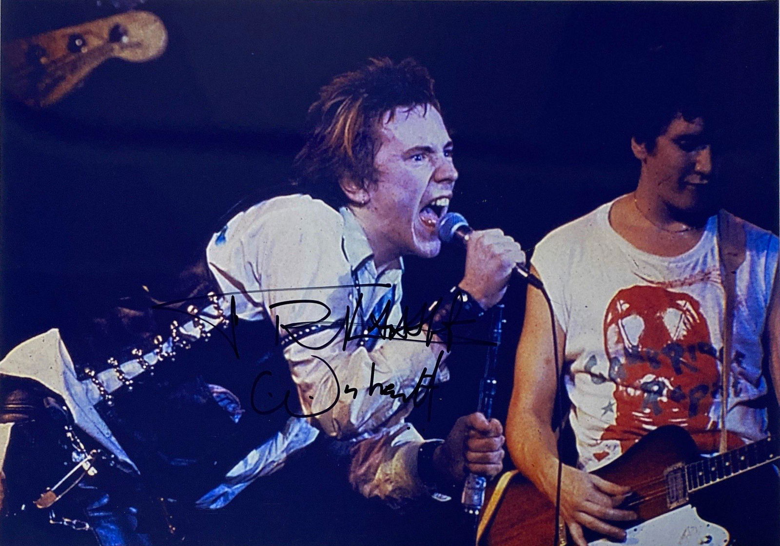 Autograph Signed Sex Pistols Photo (1 of 1)