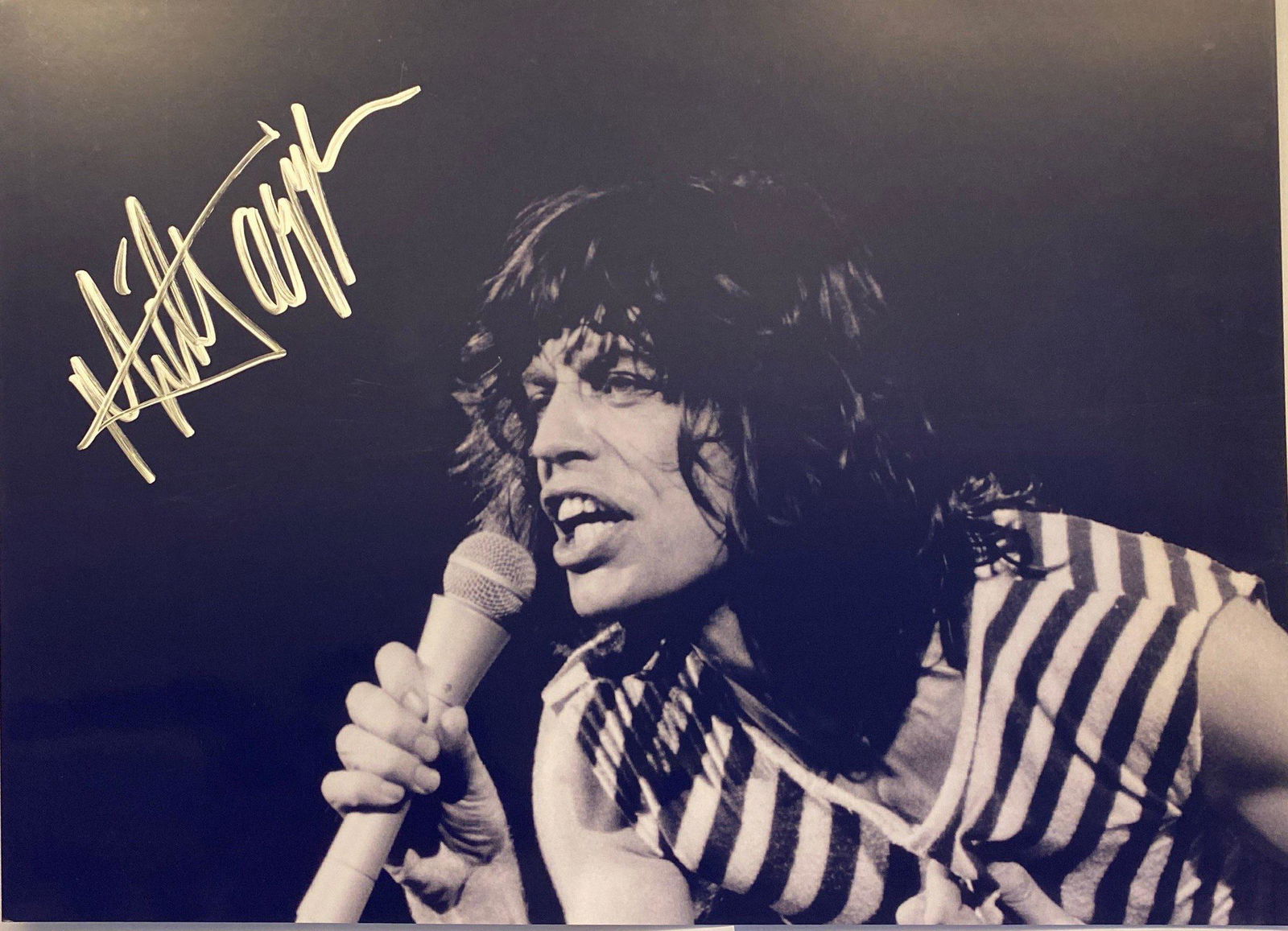 Autograph Signed Mick Jagger Photo (1 of 1)