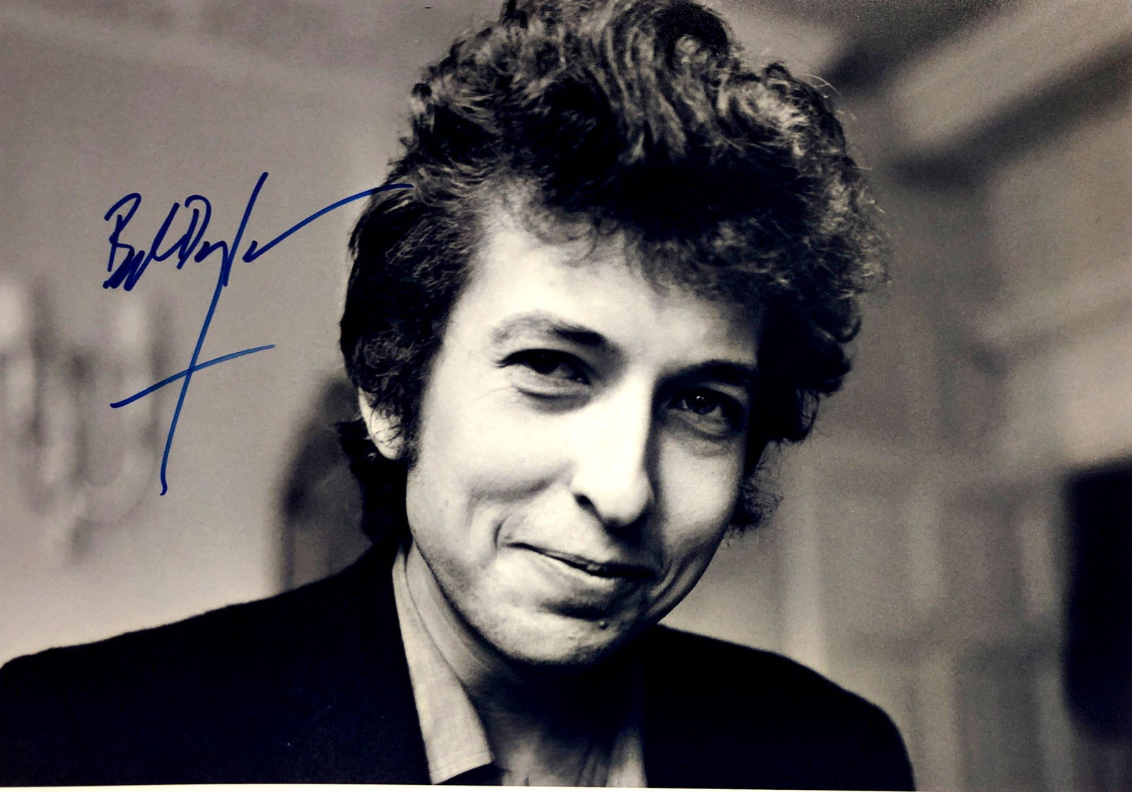 Autograph Signed Bob Dylan Photo (1 of 1)