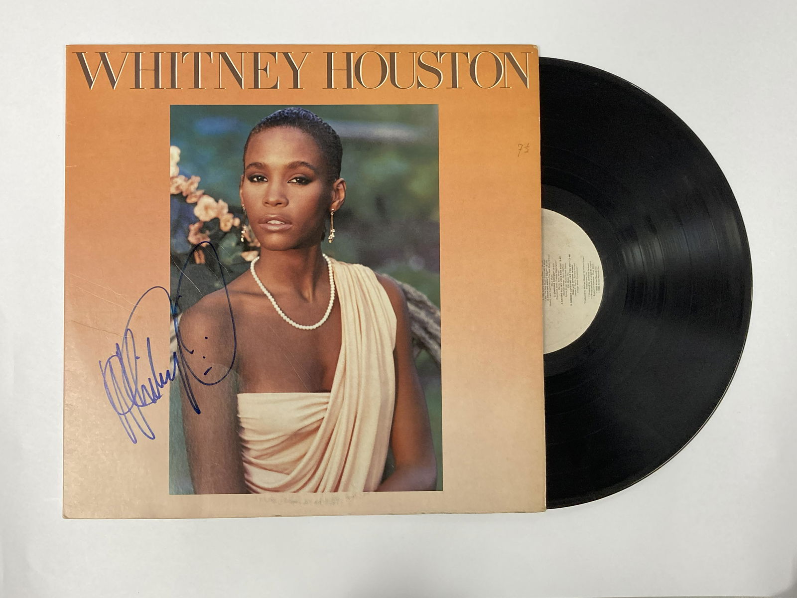 Autograph Signed Whitney Houston Vinyl (1 of 1)