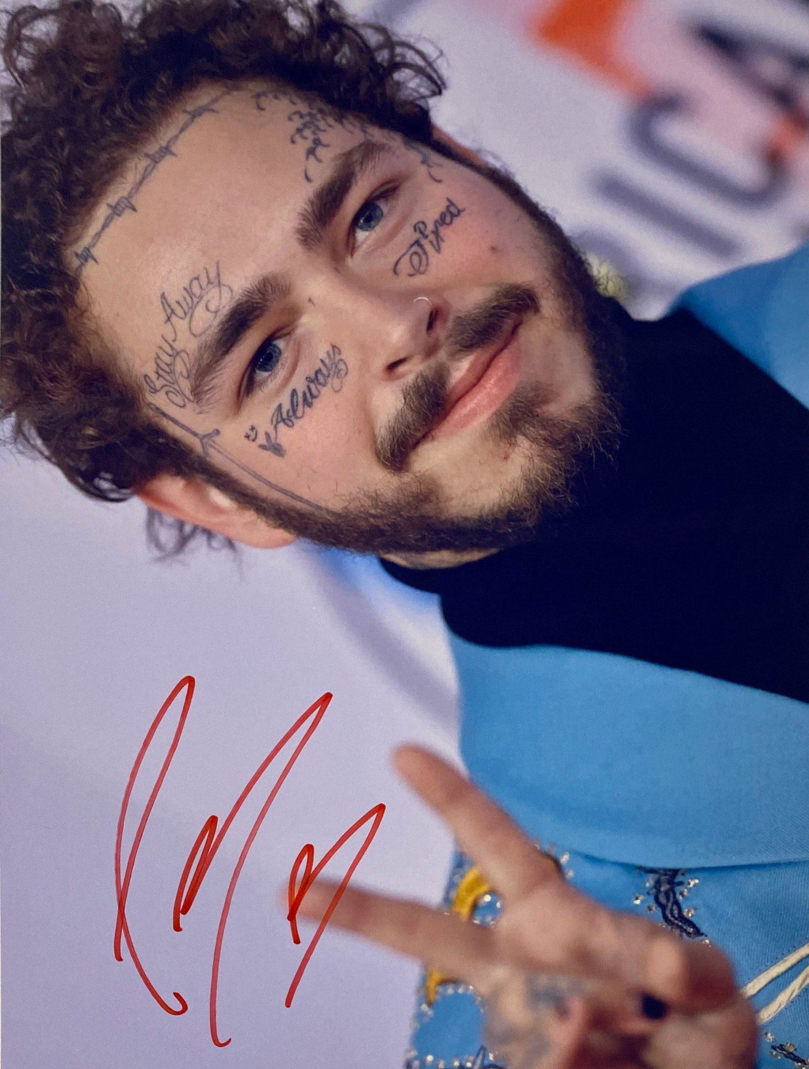 Autograph Signed Post Malone Photo (1 of 1)