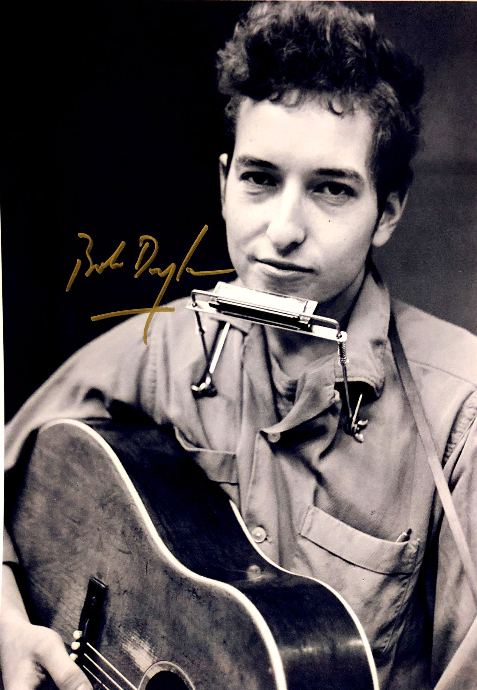 Autograph Signed Bob Dylan Photo (1 of 1)