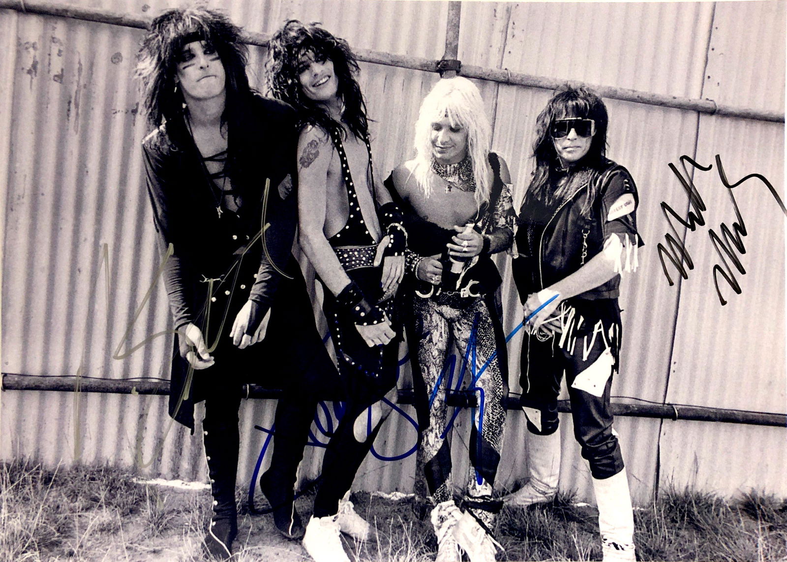 Autograph Signed Motley Crue Photo (1 of 1)
