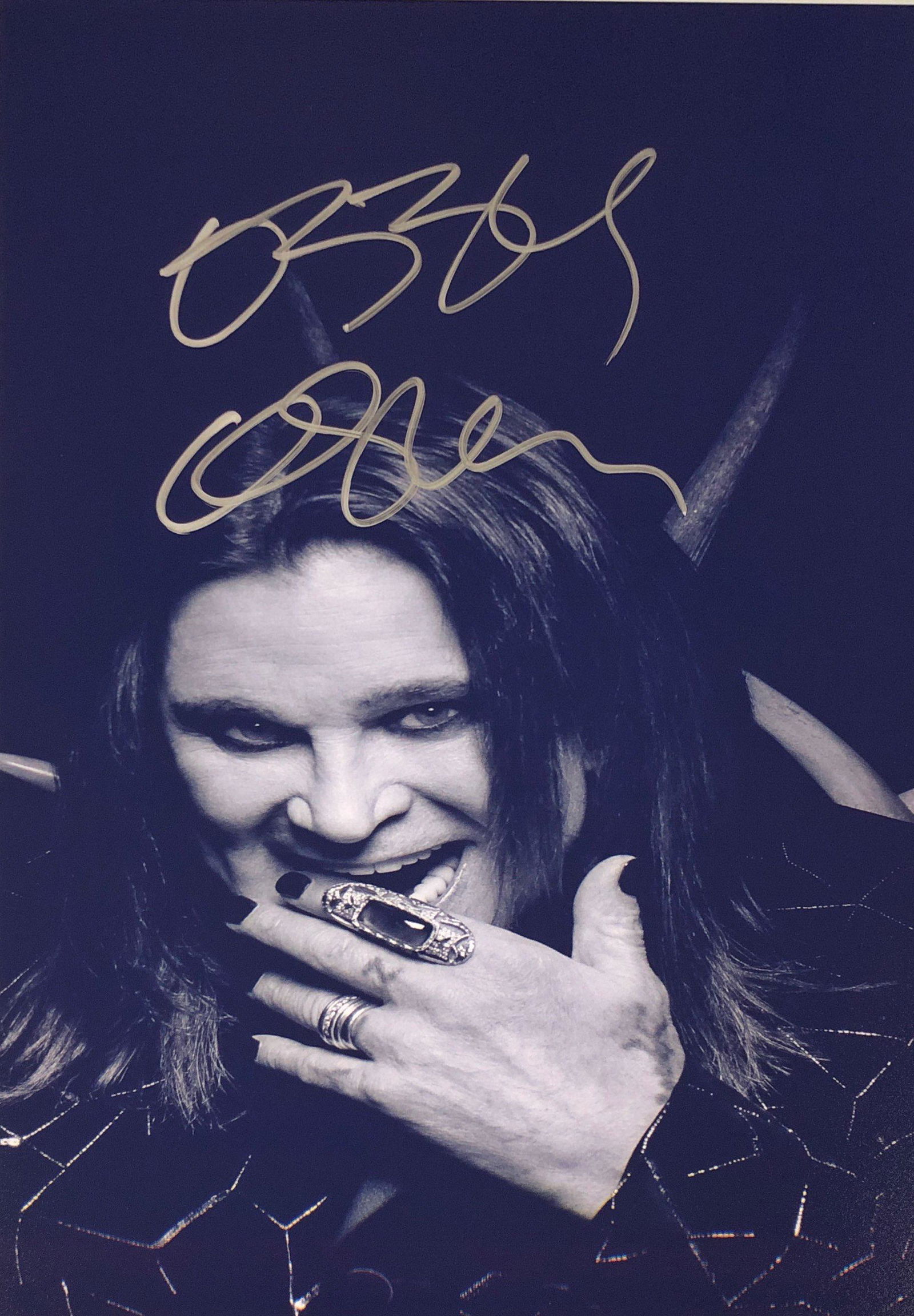 Ozzy Osbourne Signed Photo (1 of 1)