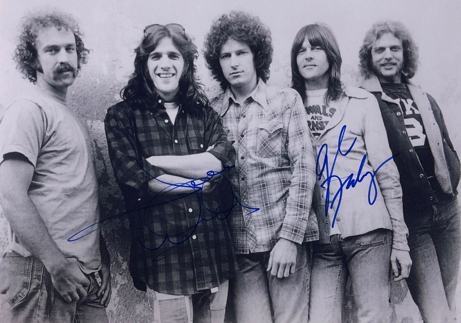 Eagles Glenn Frey Joe Walsh Photo Autograph Signed (1 of 1)