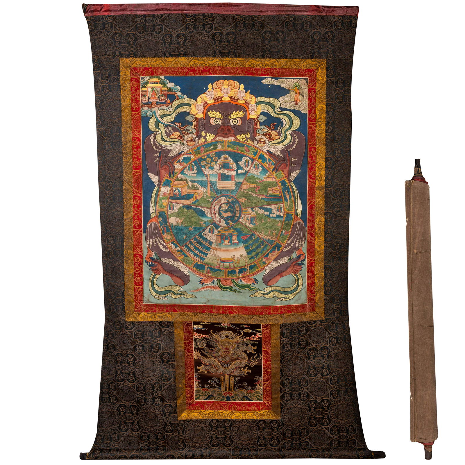 Qing Dynasty Buddhist Thangka (1 of 11)