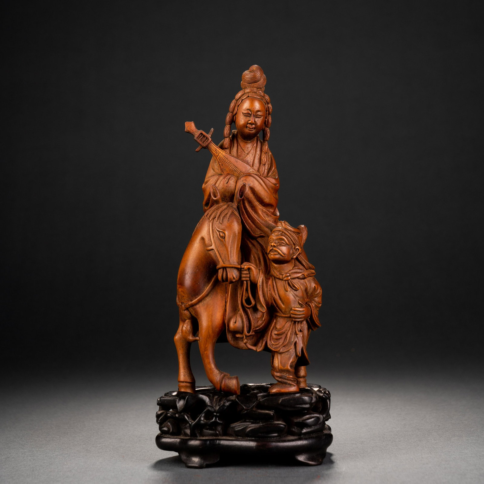 Qing Dynasty Bamboo Carving Character Story Ornament (1 of 10)