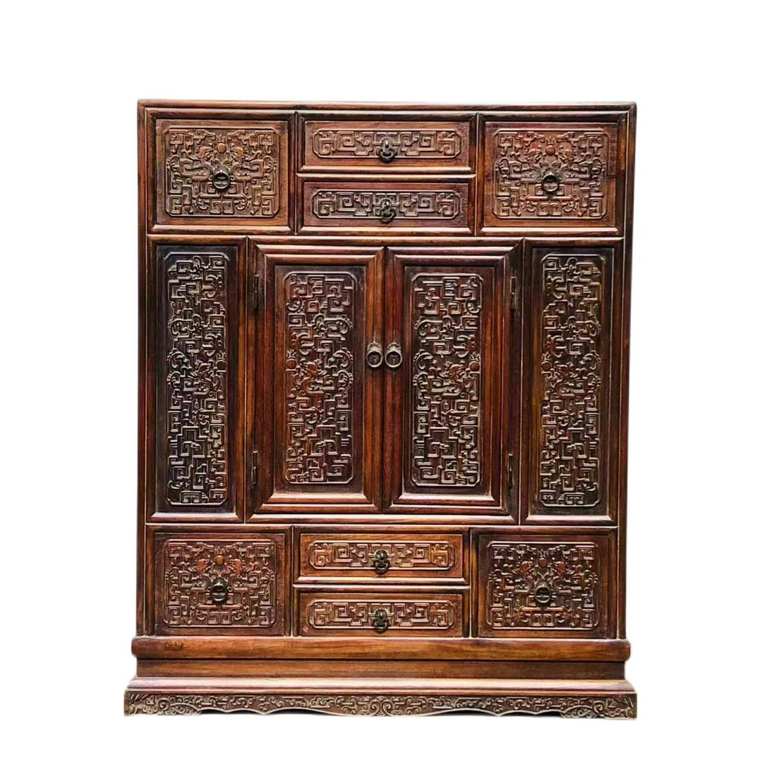 Qing Dynasty Huanghuali Buddhist niche (1 of 9)