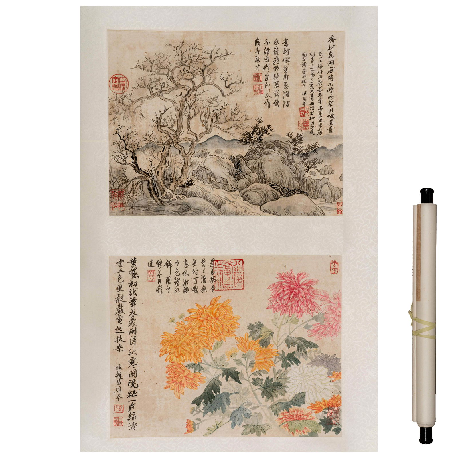 Wang Hui double digs landscape: L:58cm W:34cm