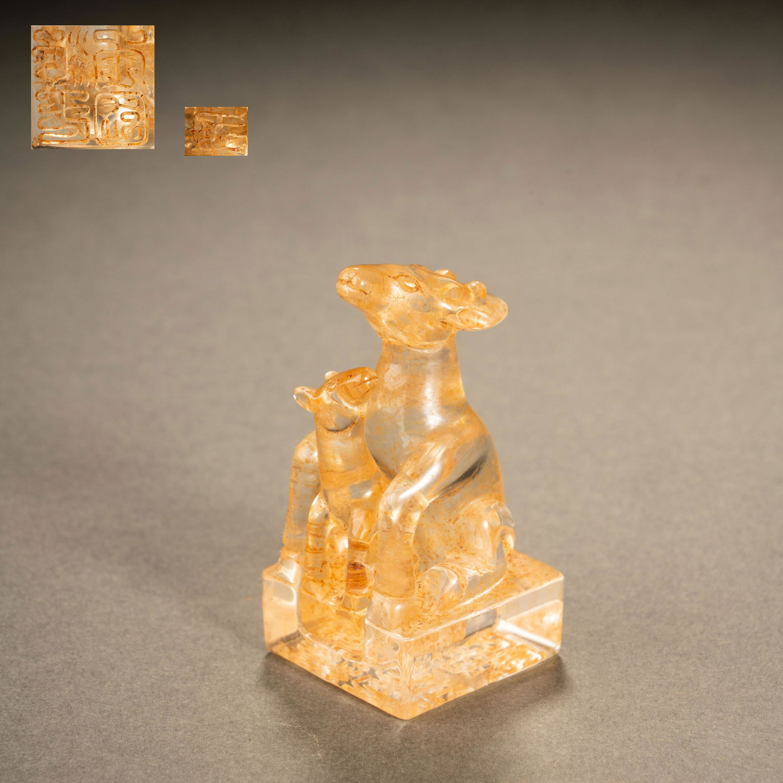 Han Dynasty Crystal Deer Seal (1 of 9)