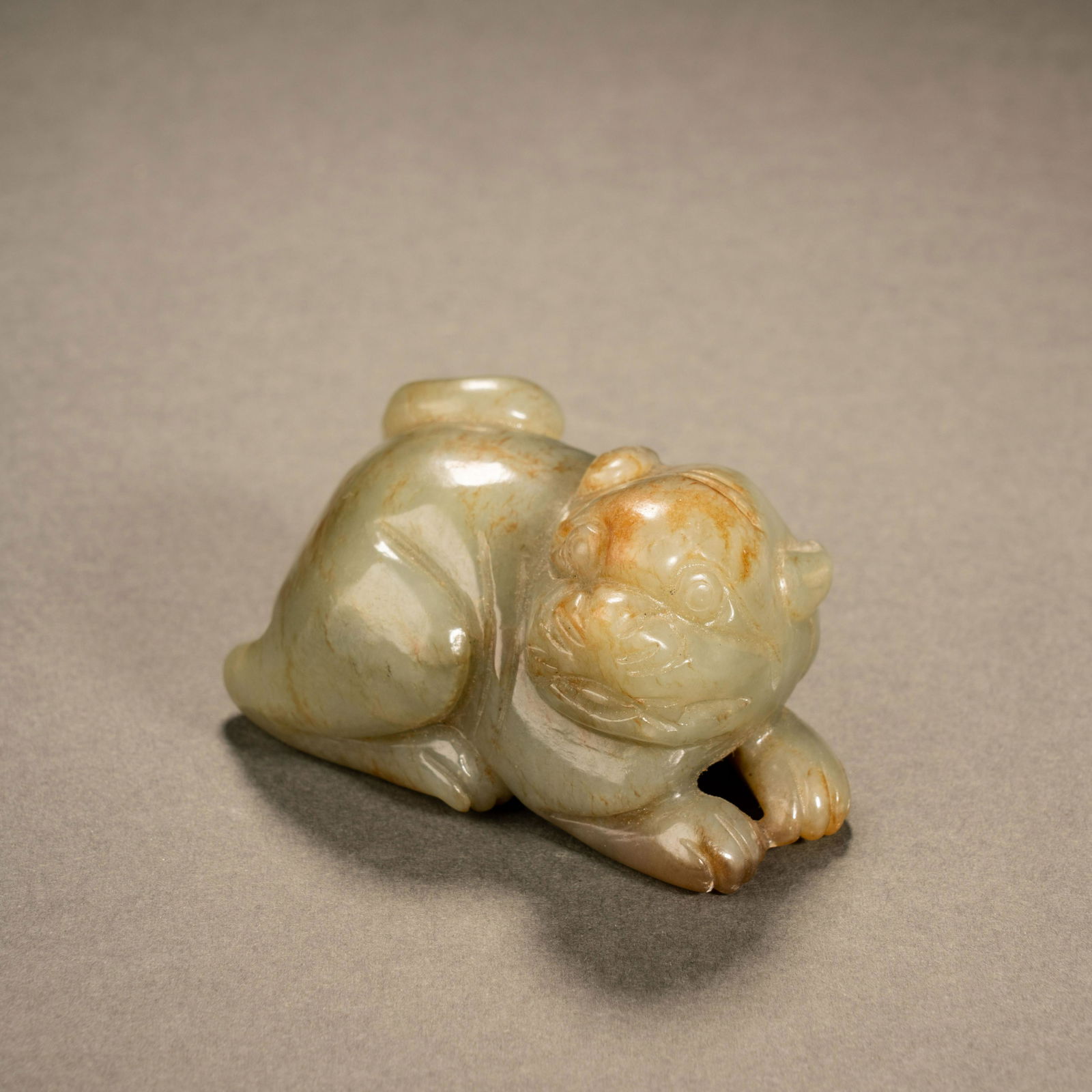 Han Dynasty Hetian Jade Beast (1 of 6)