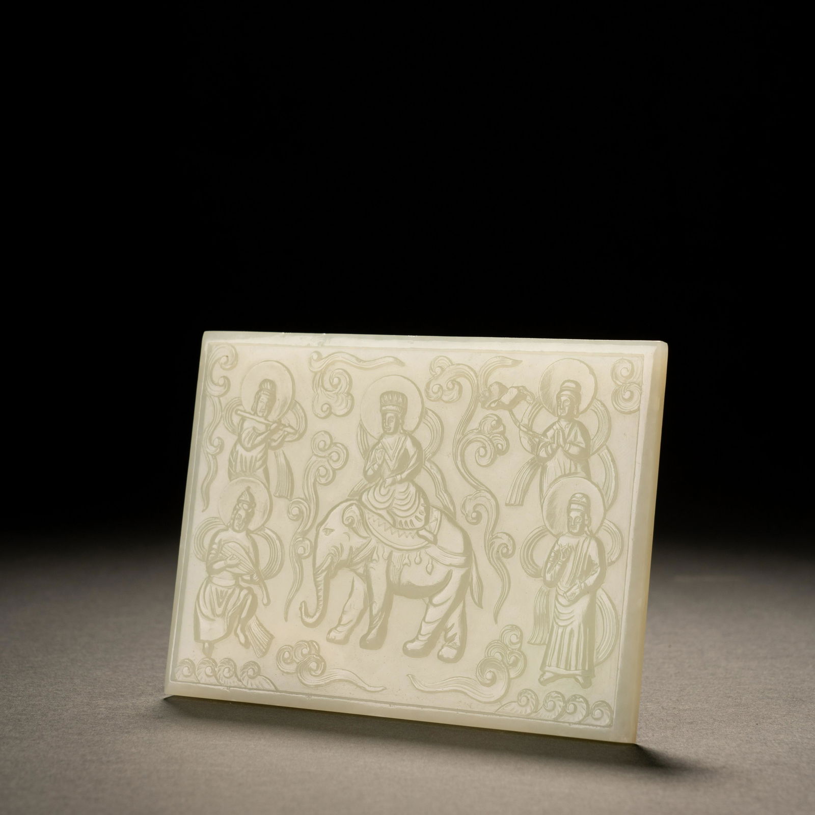 Qing Dynasty Hetian Jade Buddha Statue (1 of 5)