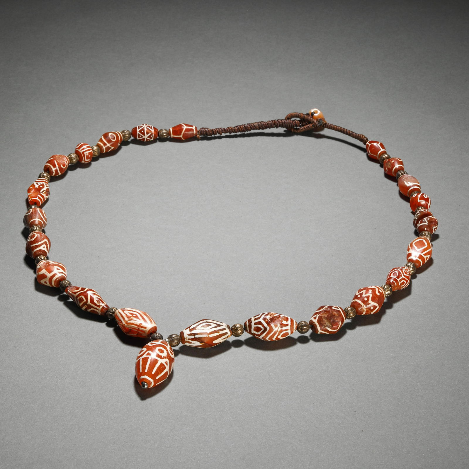 13th century agate totem necklace (1 of 9)