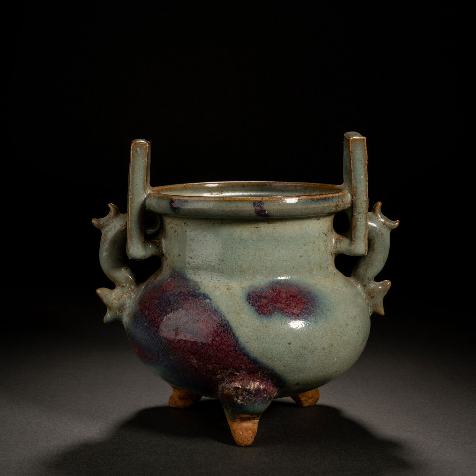 Yuan Dynasty Jun kiln incense burner (1 of 8)