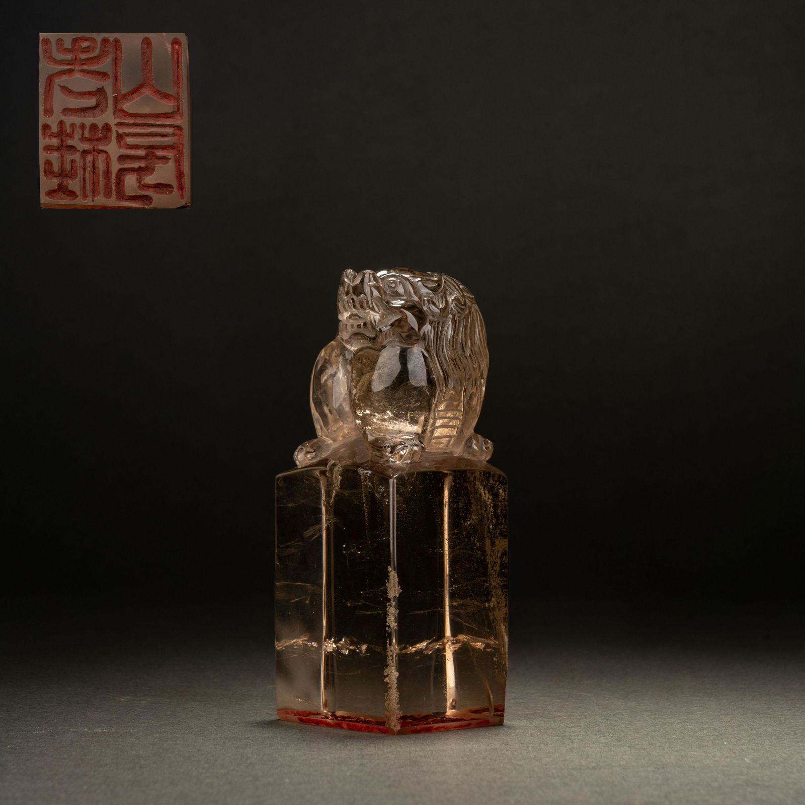 Qing Dynasty Crystal Beast Seal (1 of 8)