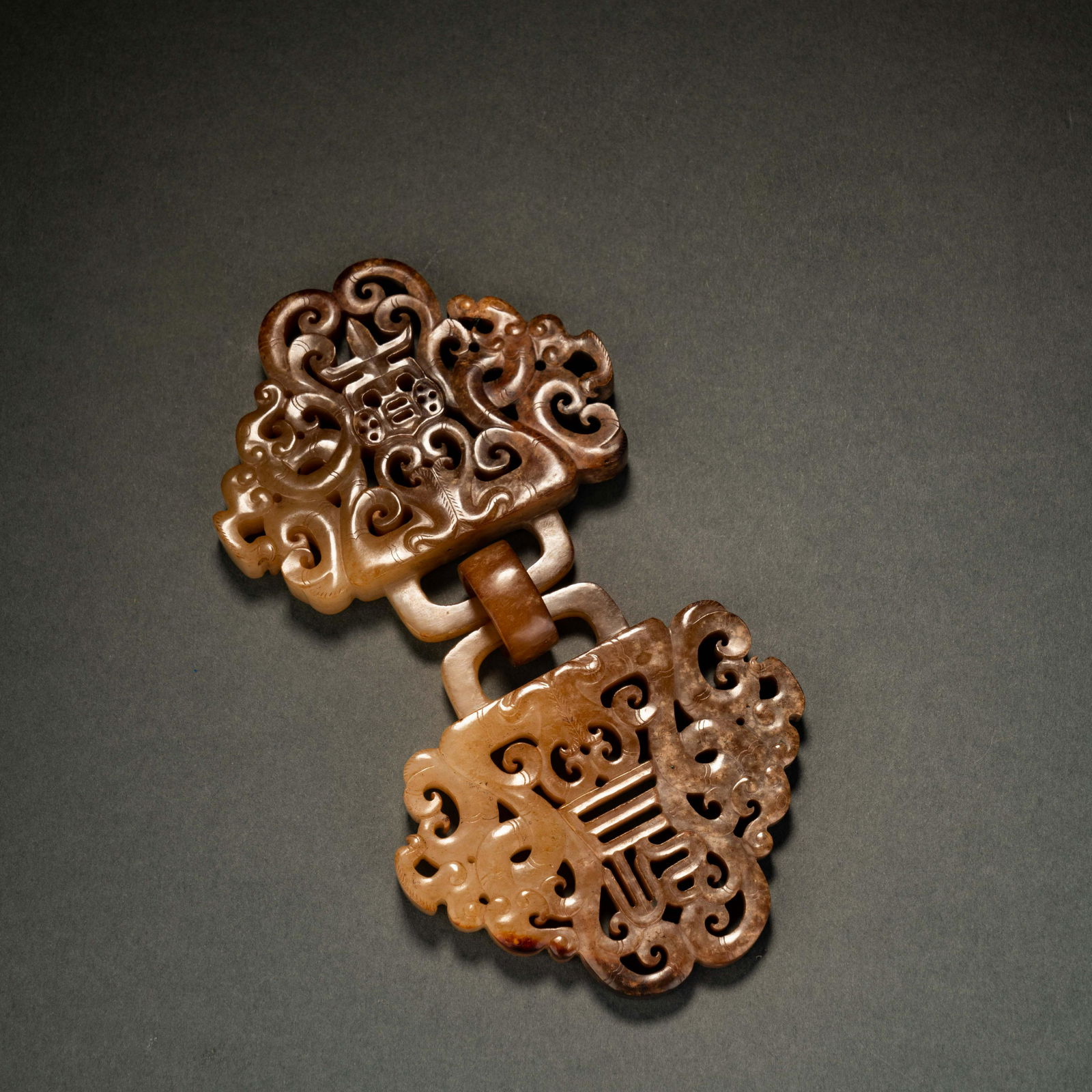 Han and Hetian jade dragon ornaments (1 of 11)