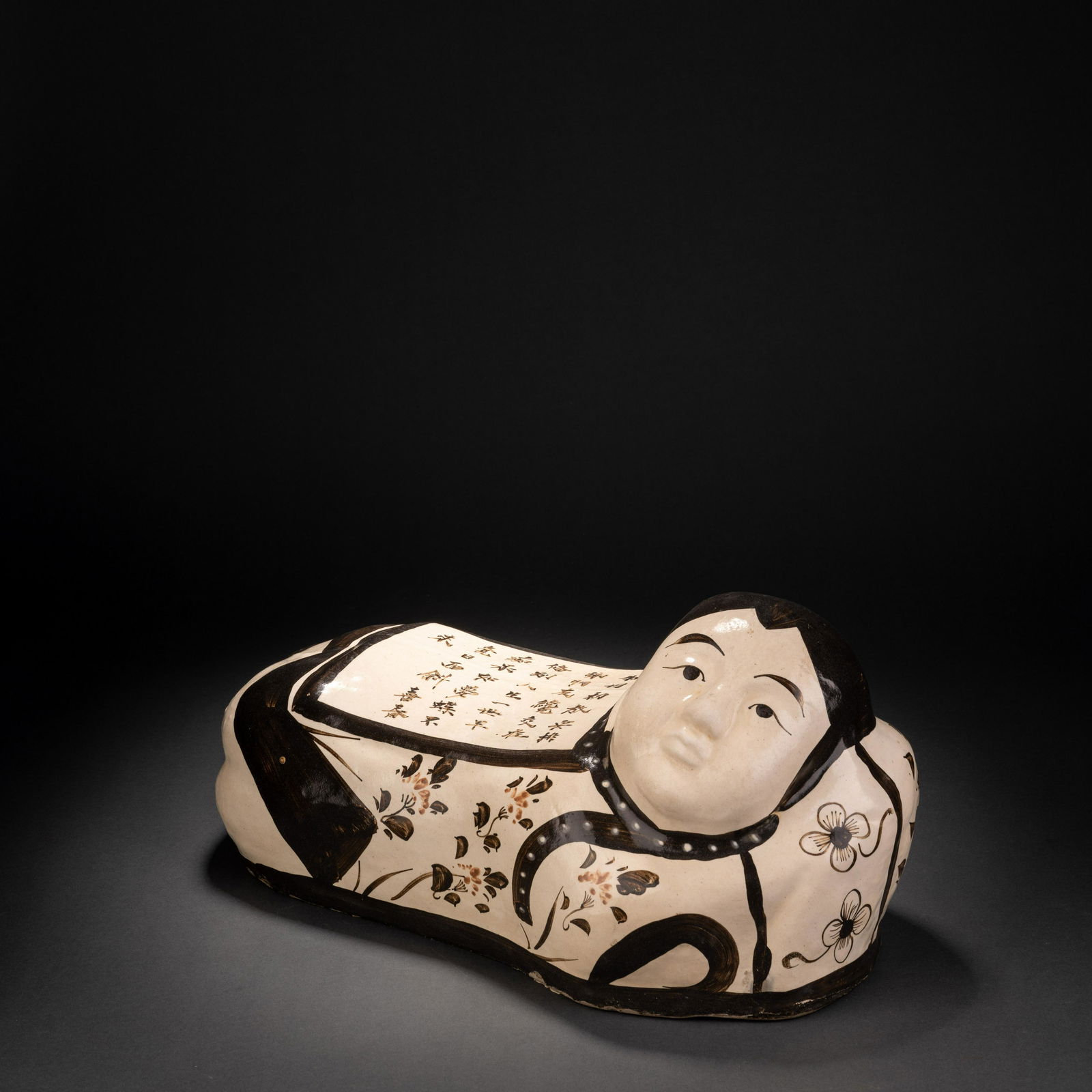Yuan Cizhou Kiln Inscription Doll Pillow (1 of 11)